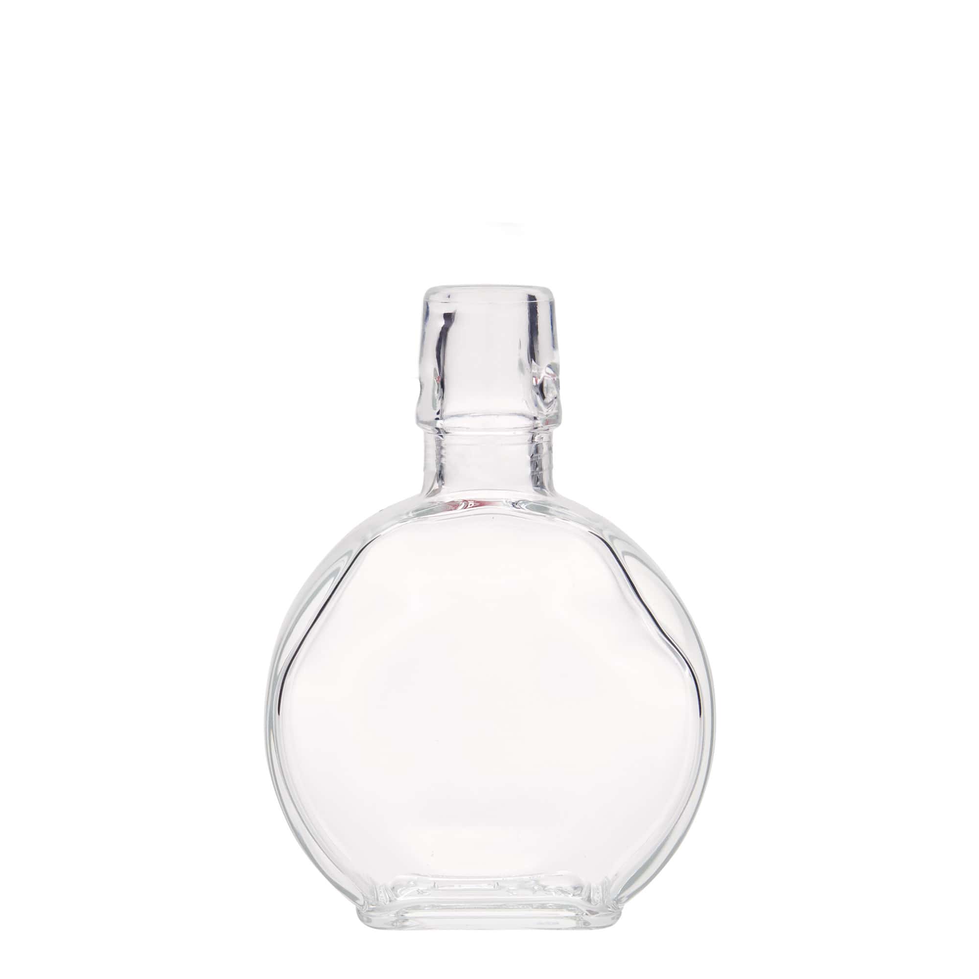 200 ml glass bottle ‘Sensatione’, rectangular, opening: swing top closure
