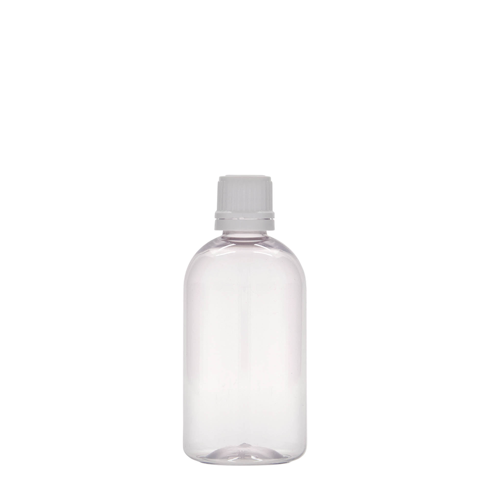 100 ml PET medical bottle 'Easy Living', plastic, opening: DIN 18