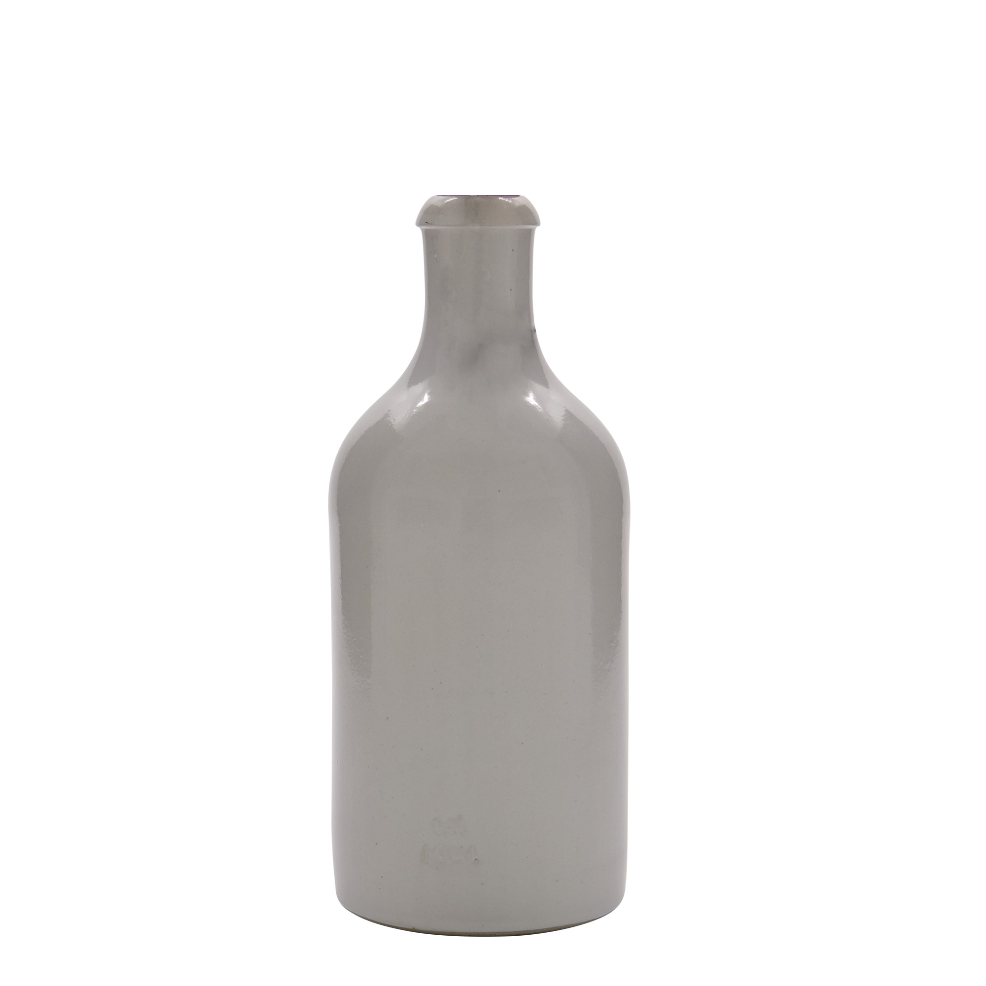 500 ml clay jug, stoneware, white, opening: swing top closure