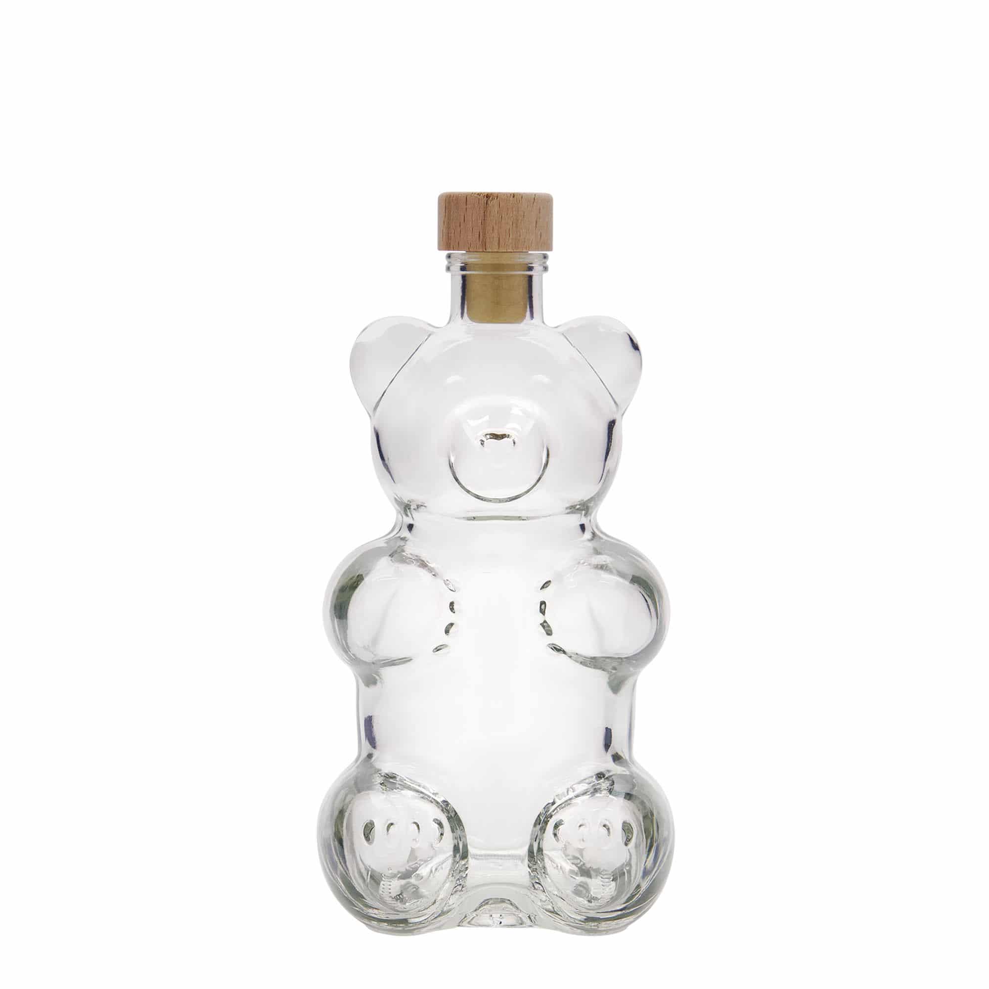 350 ml glass bottle ‘Bear’, opening: cork