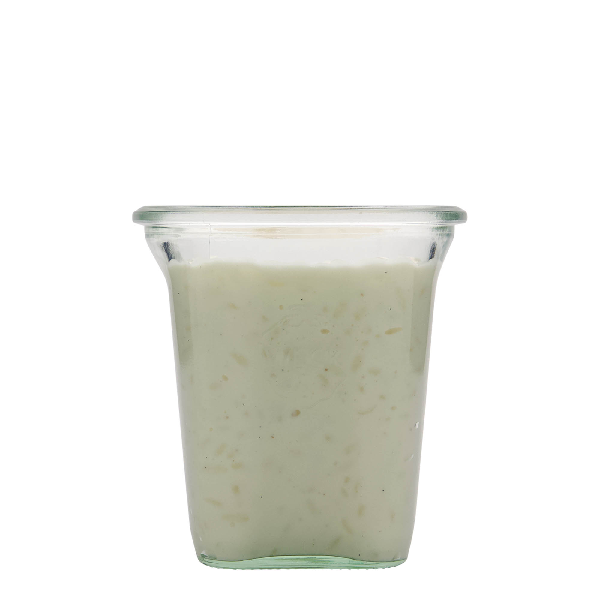 545 ml WECK Quadro jar, square, opening: round rim