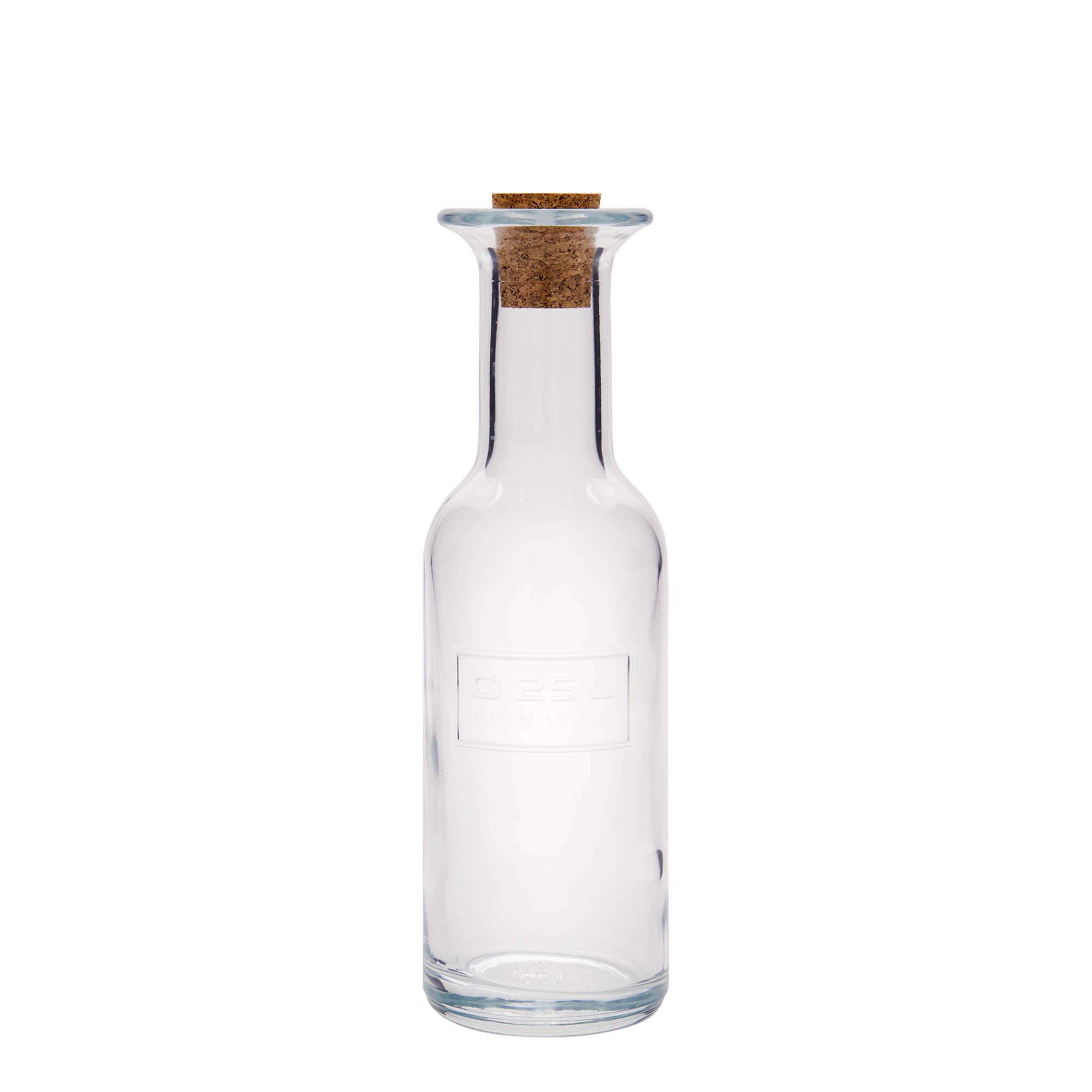 250 ml glass bottle 'Optima Fine Wine', opening: cork 250 ml glass bottle 'Optima Fine Wine', opening: cork