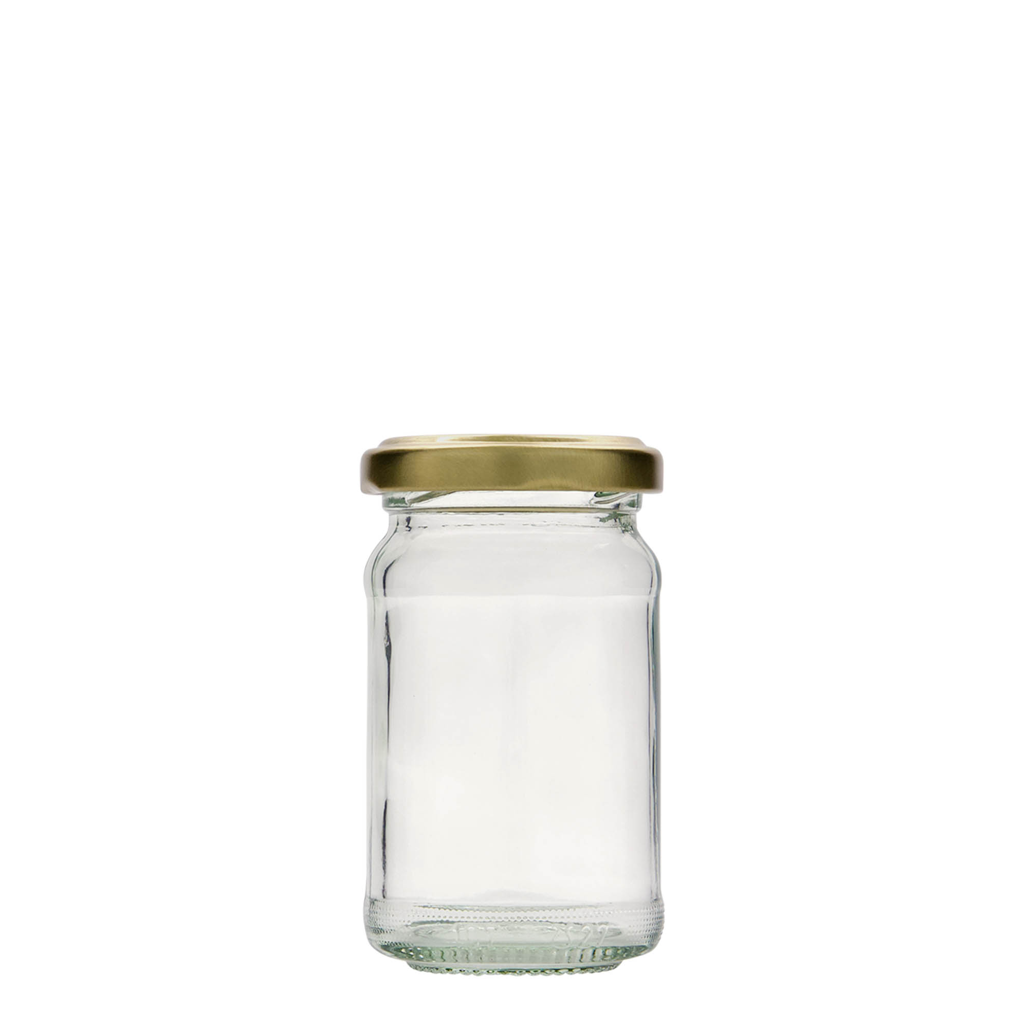 107 ml tall round glass, opening: Twist-off (TO 48)