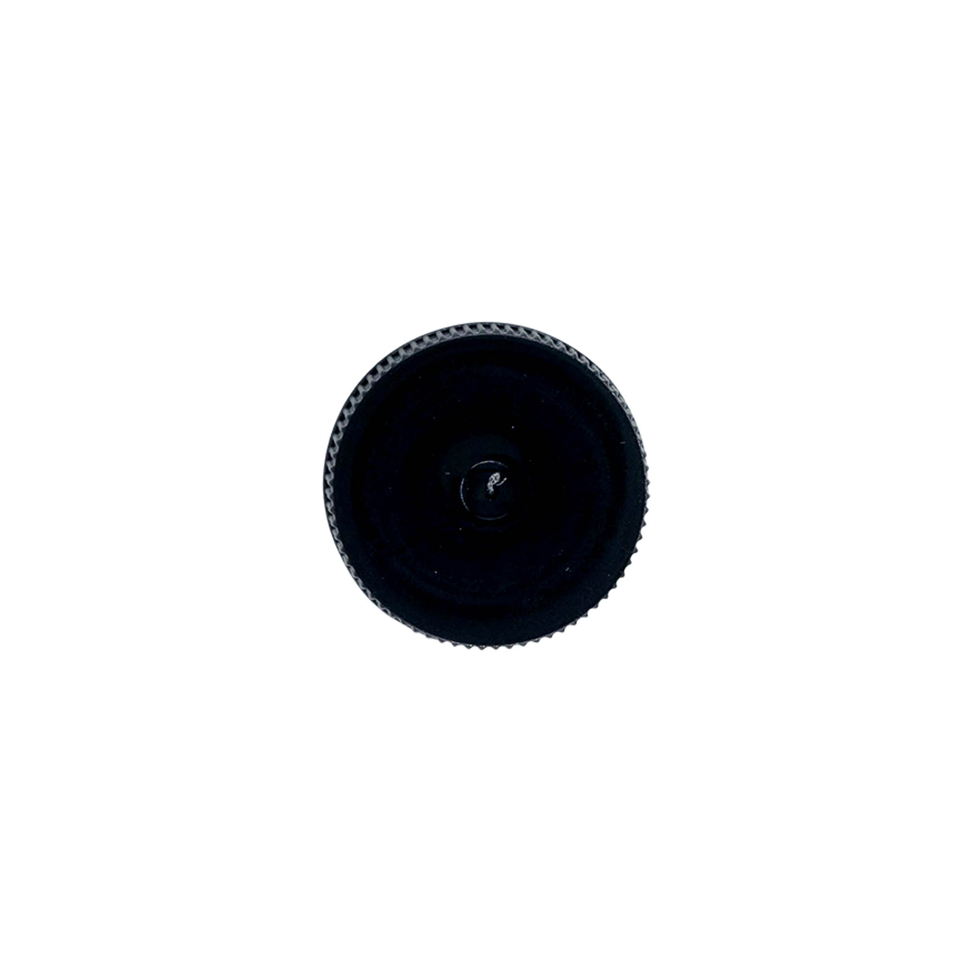 Screw cap with EPE insert, PE plastic, black, for opening: DIN 25 Screw cap with EPE insert, PE plastic, black, for opening: DIN 25