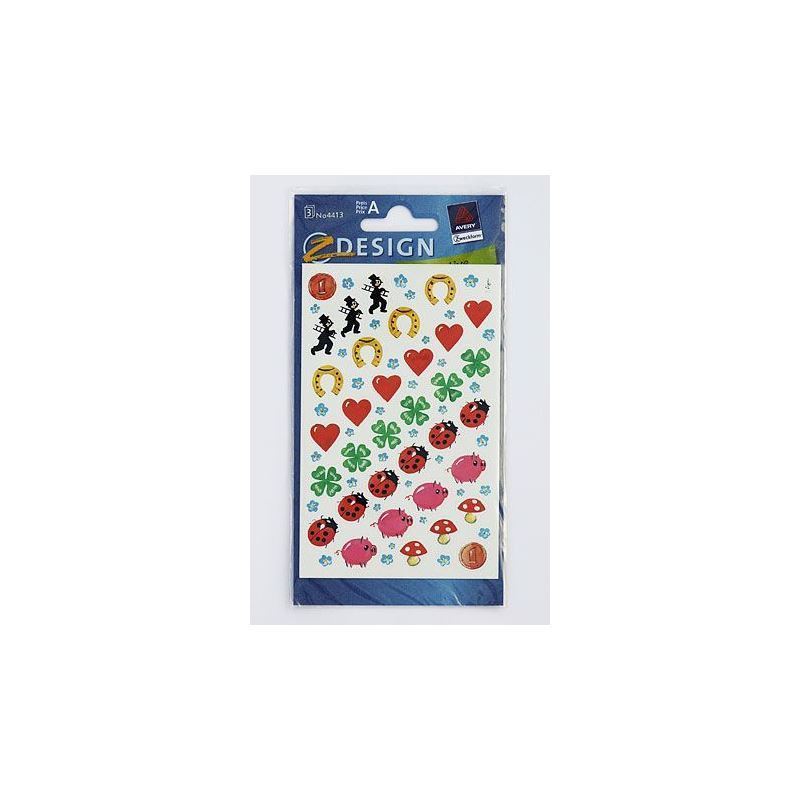 Zweckform Stickers 'Lucky Charm', paper, multicoloured Zweckform Stickers 'Lucky Charm', paper, multicoloured
