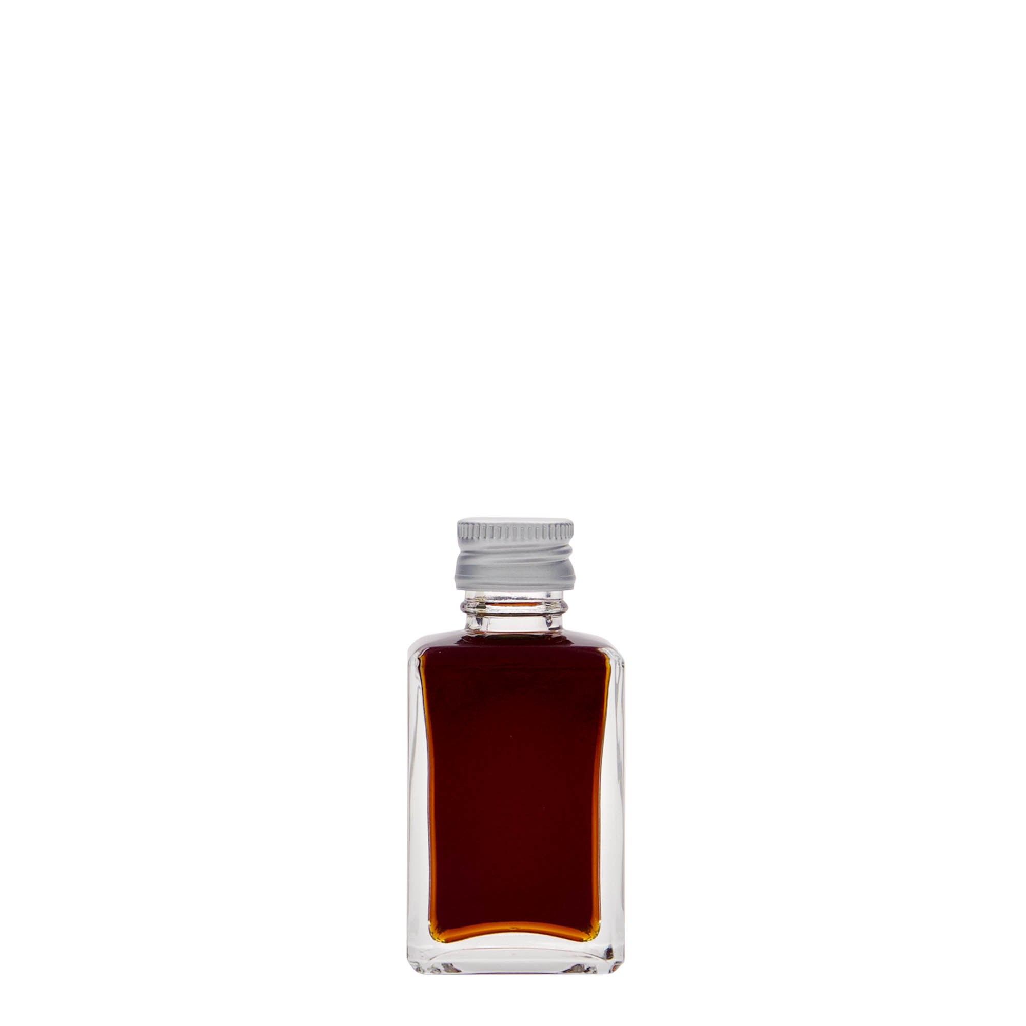 30 ml glass bottle ‘Tamme’, square, opening: PP 18