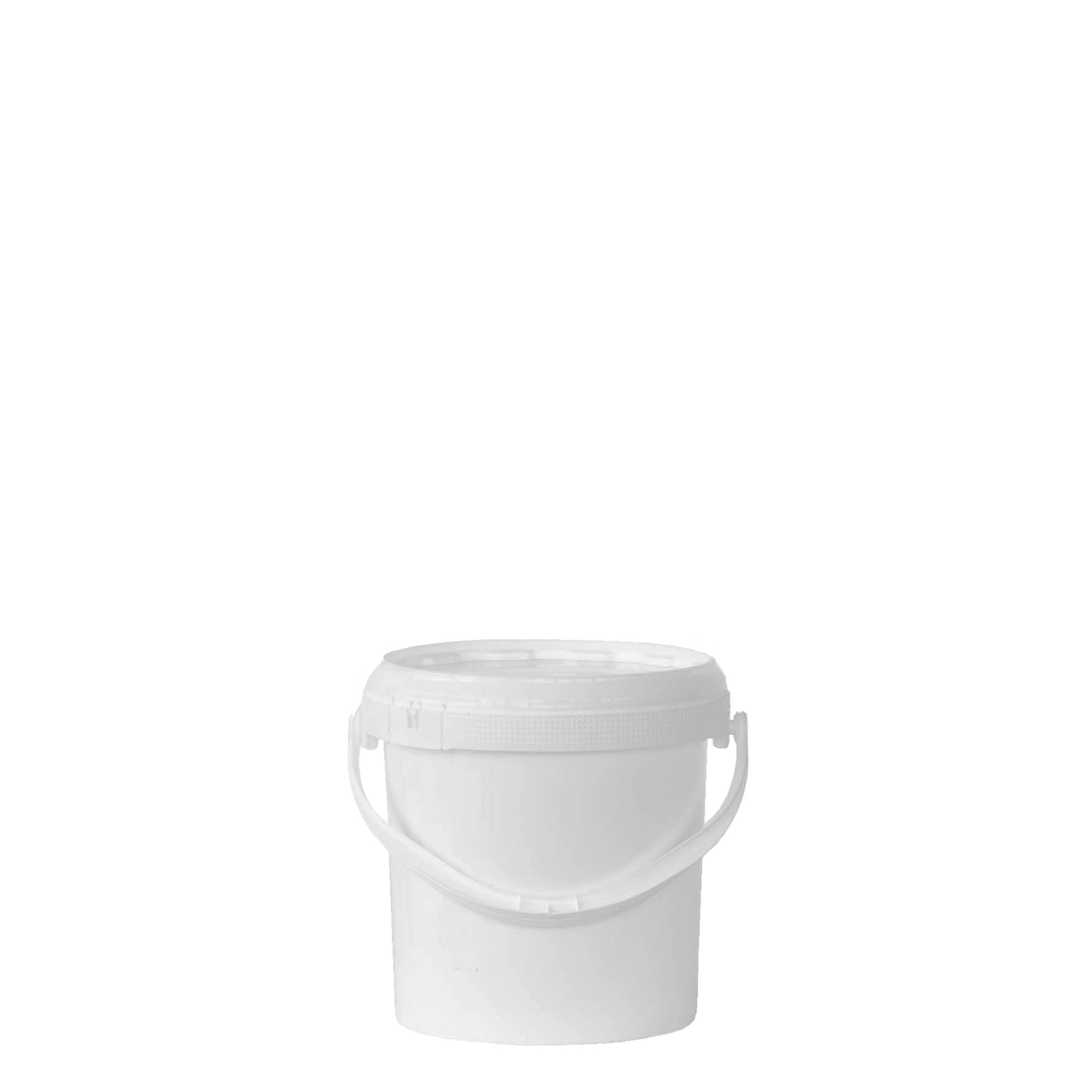 1 l bucket, PP plastic, white 1 l bucket, PP plastic, white