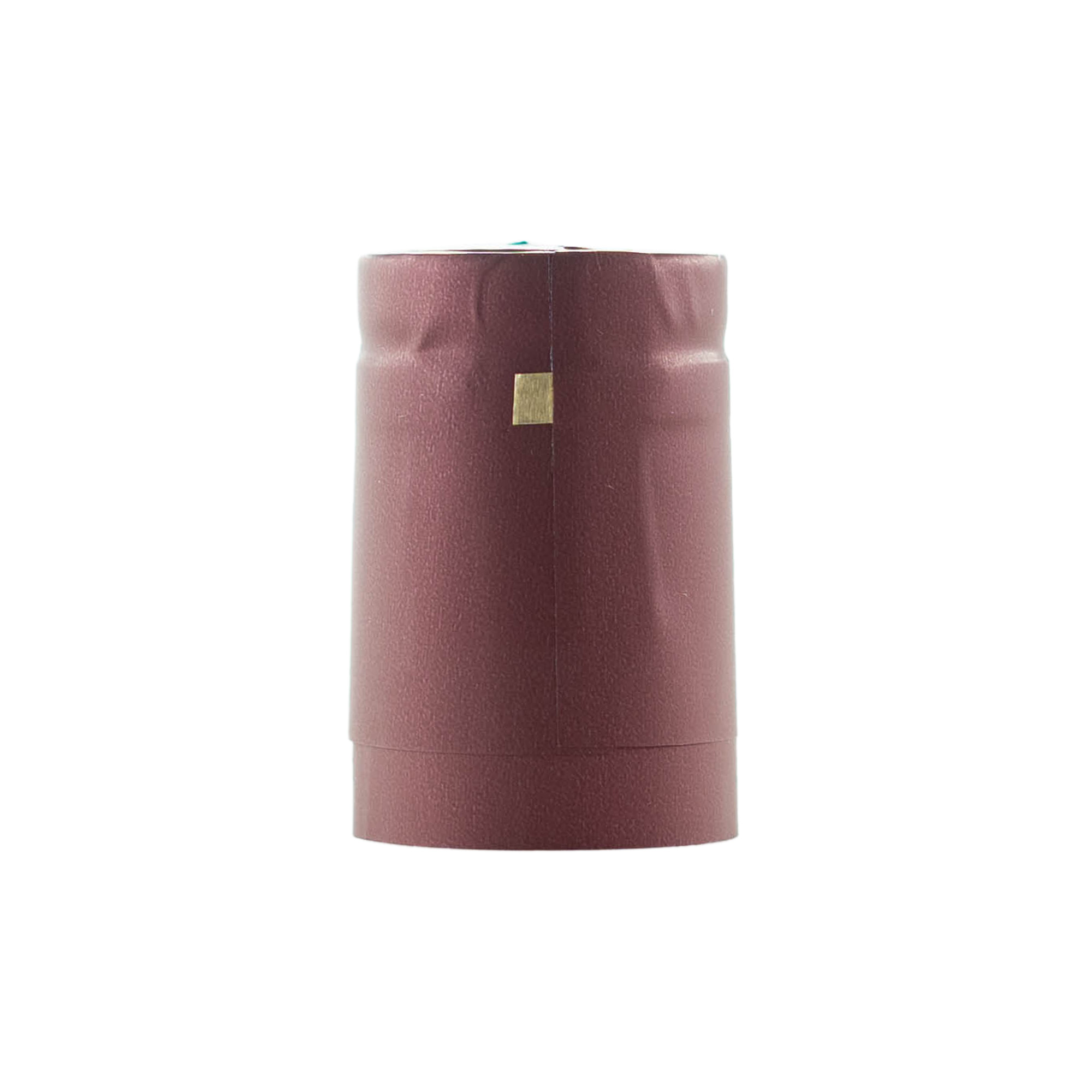 Heat shrink capsule 32x41, PVC plastic, dark red
