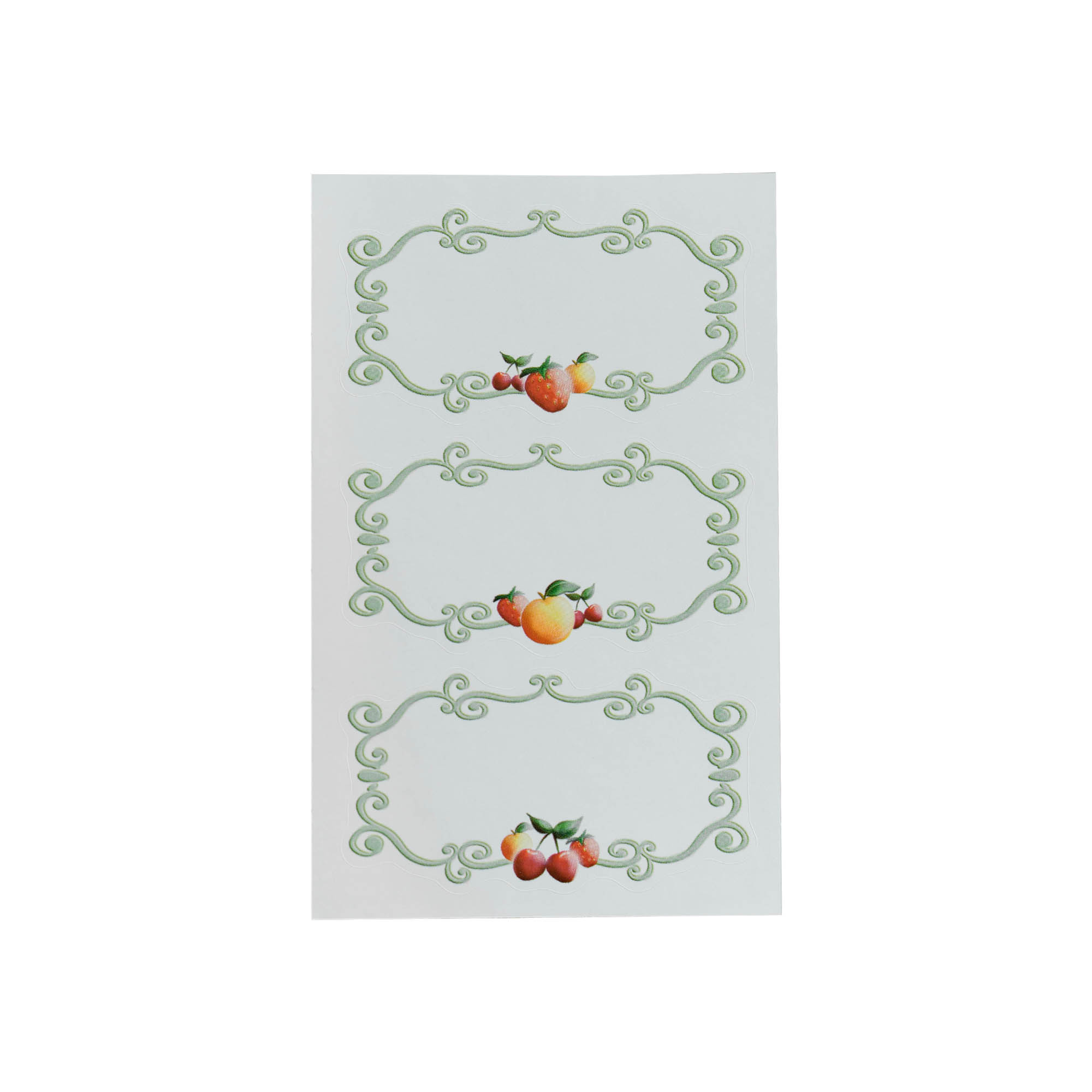 Zweckform Labels 'Fruit Frame', rectangular, paper, multicoloured Zweckform Labels 'Fruit Frame', rectangular, paper, multicoloured