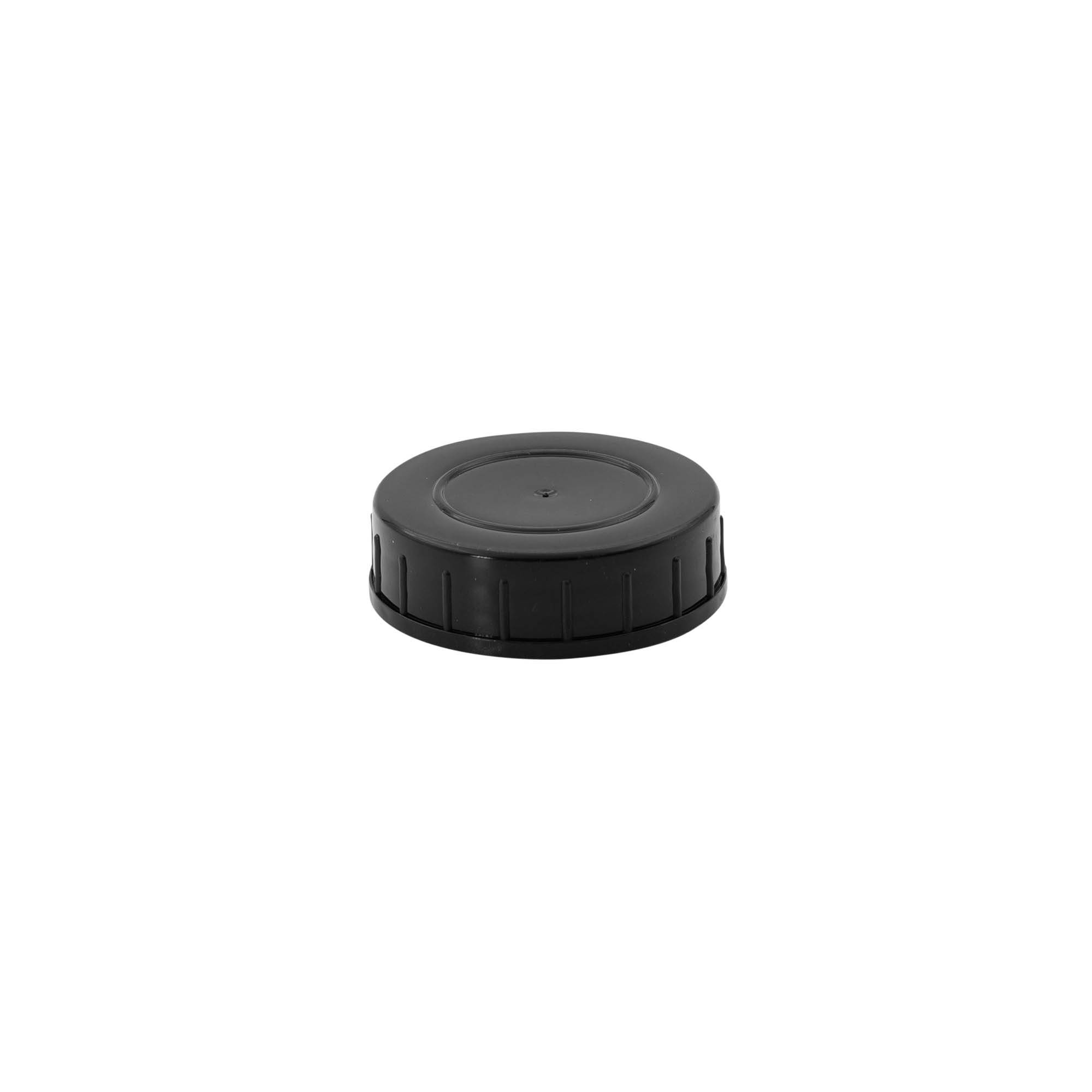 Screw cap, PP plastic, black, for opening: DIN 45 Screw cap, PP plastic, black, for opening: DIN 45