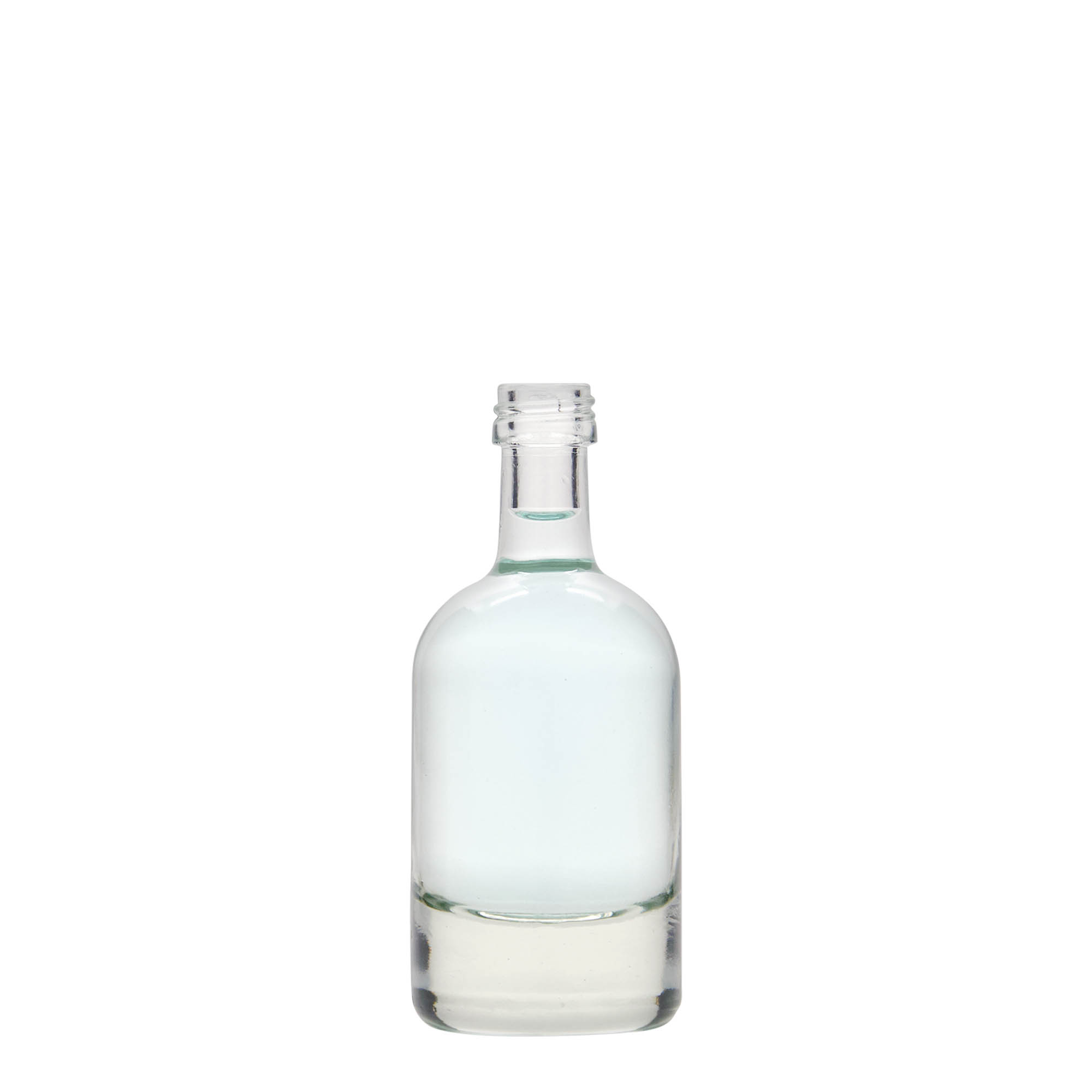 50 ml glass bottle 'Linea Uno', opening: PP 18