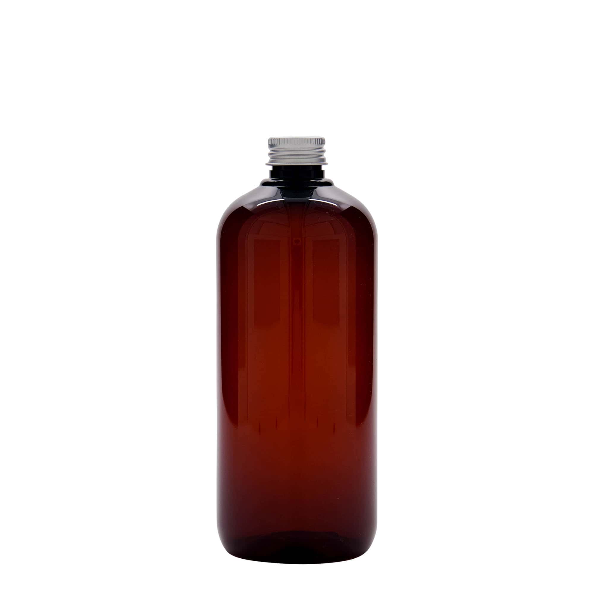 500 ml recycled plastic bottle ‘Victor's Best’, PCR, brown, neck: 24/410