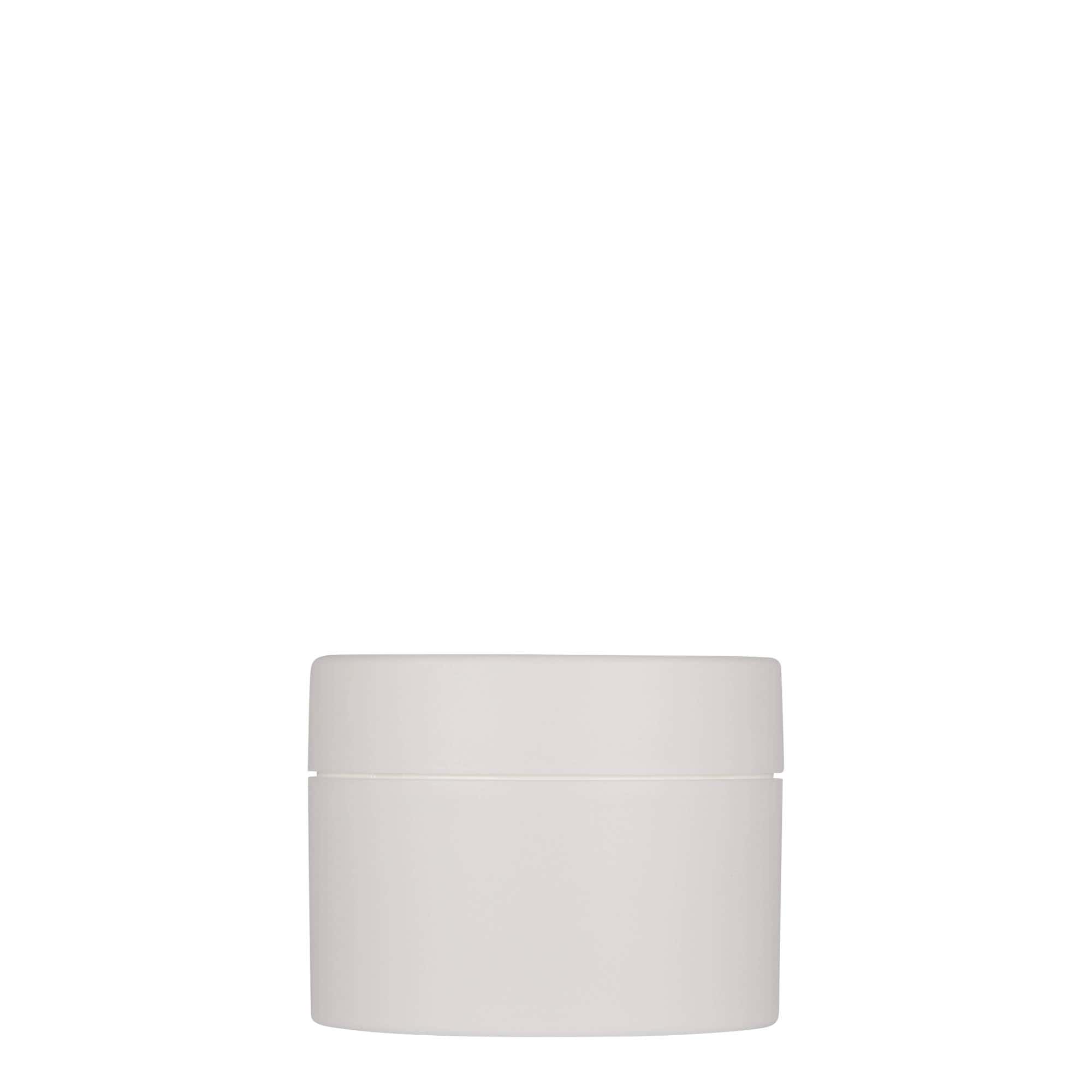 100 ml plastic jar ‘Antonella’, PP, white, opening: screw cap