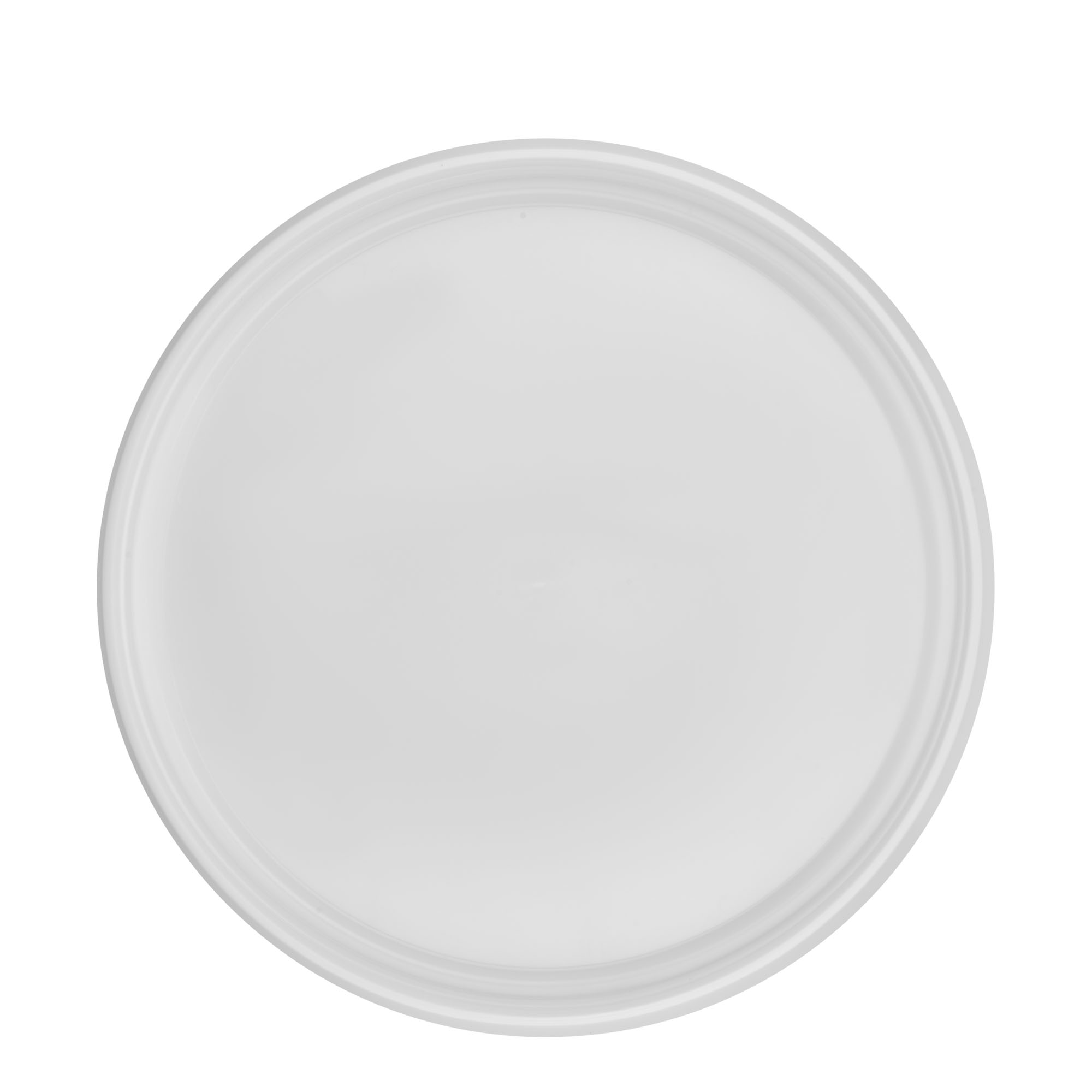 Lid for 30 l bucket, PP plastic, white