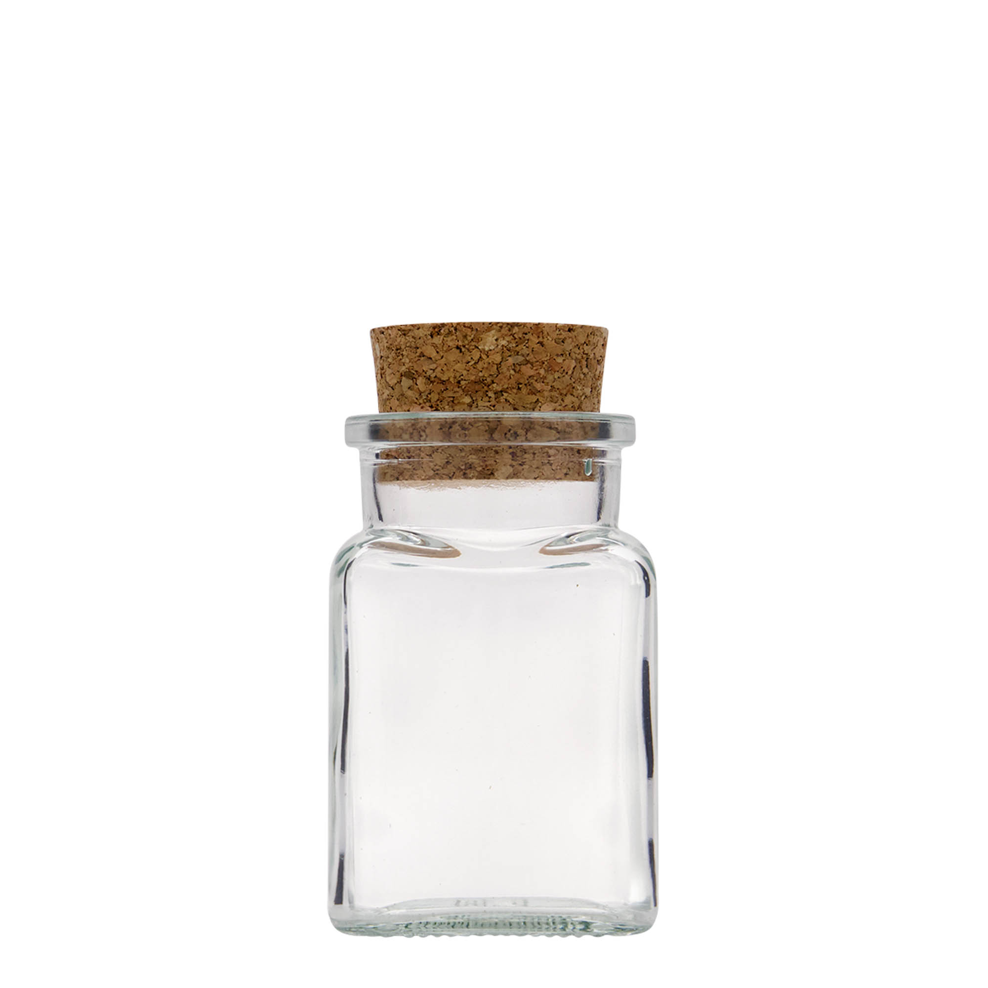 150 ml cork glass, square, opening: cork