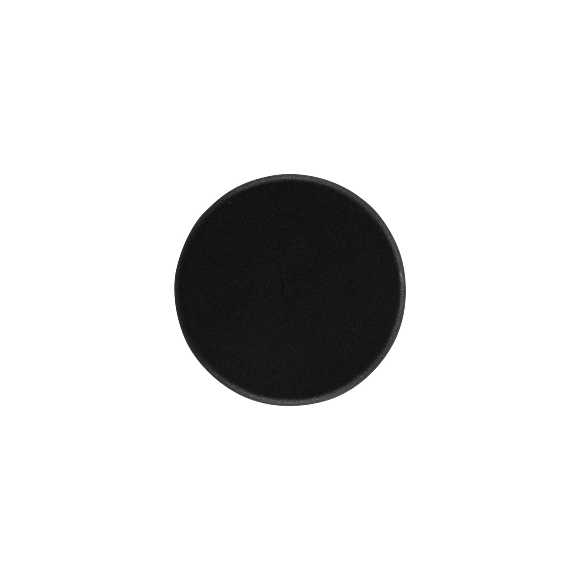 Screw cap, metal-plastic, black, for opening: PP 31.5