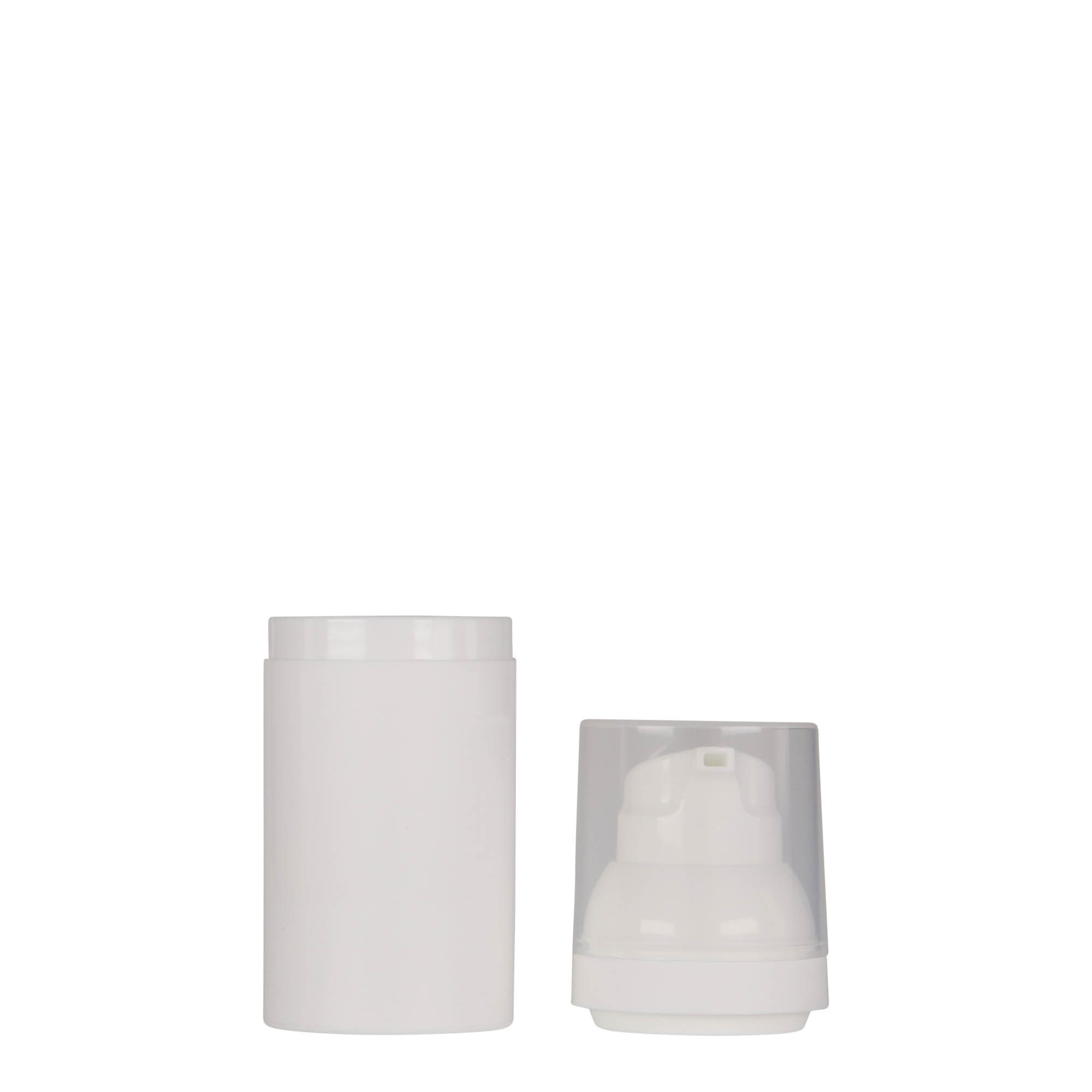 30 ml Airless Dispenser 'Mezzo', PP plastic, white 30 ml Airless Dispenser 'Mezzo', PP plastic, white