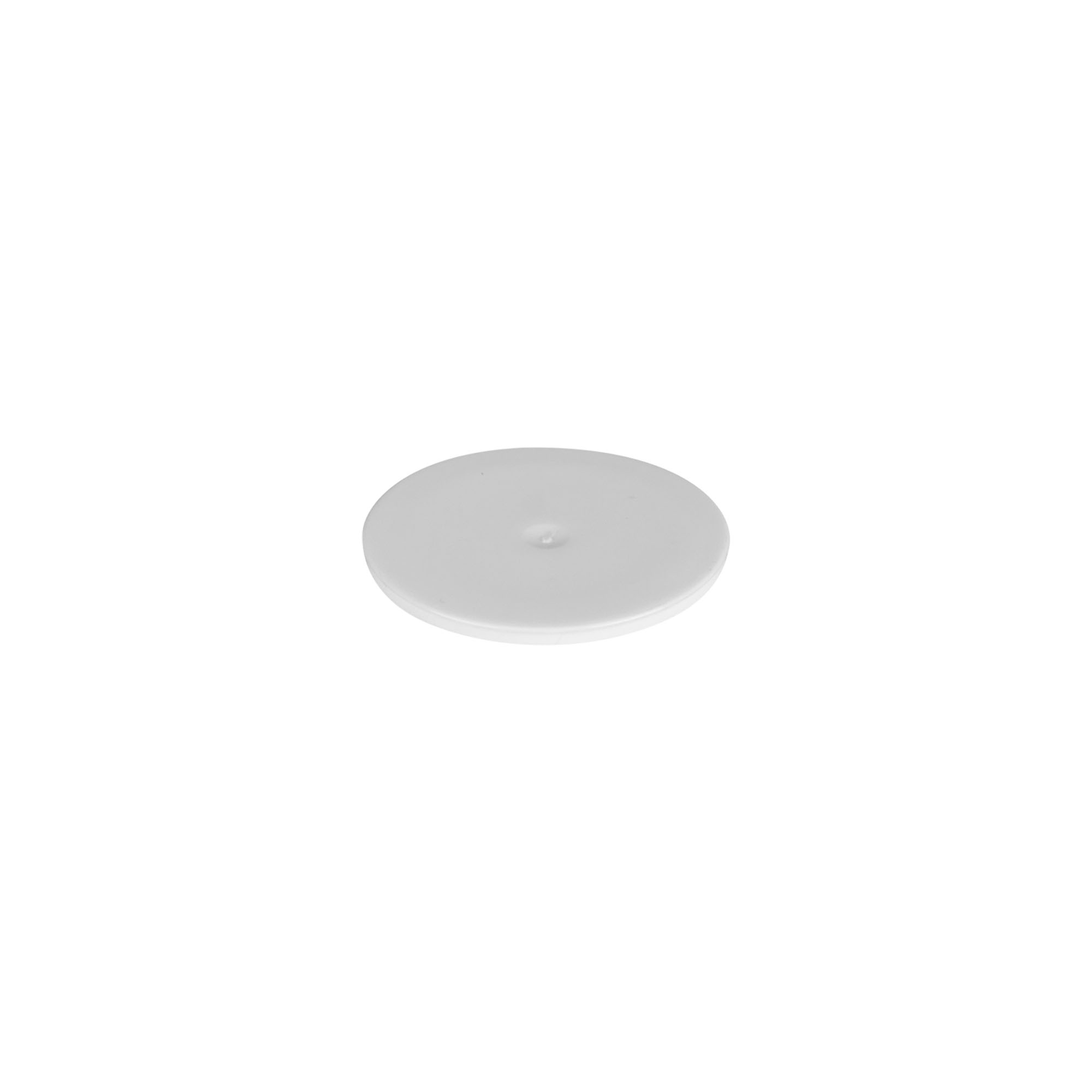 Cover disc for 5 ml 'Bianca', PP plastic, white
