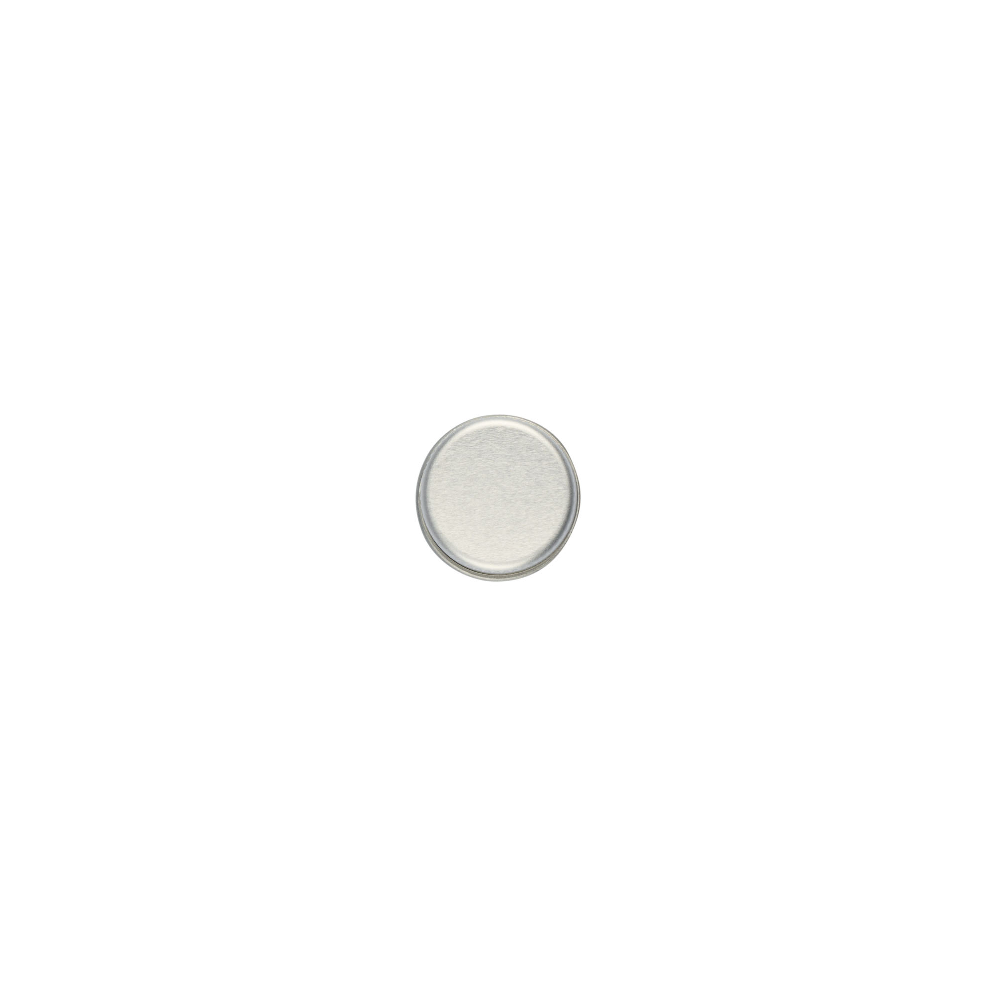 Screw cap, metal, silver, for opening: 20/410