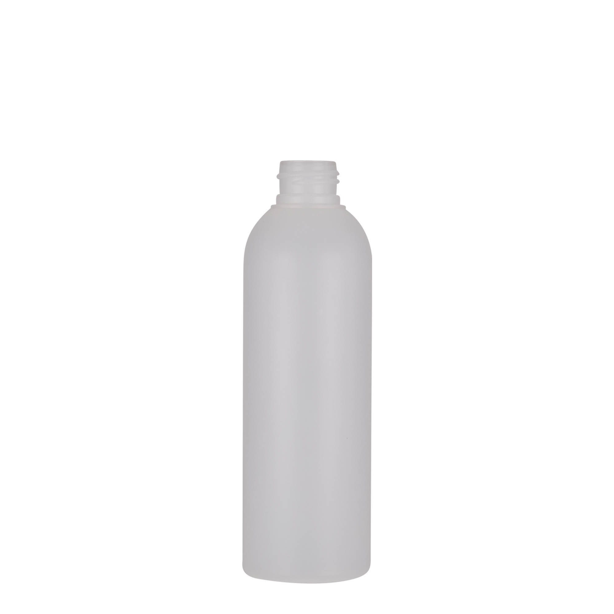 200 ml plastic bottle 'Tuffy', HDPE, natural, opening: 24/410