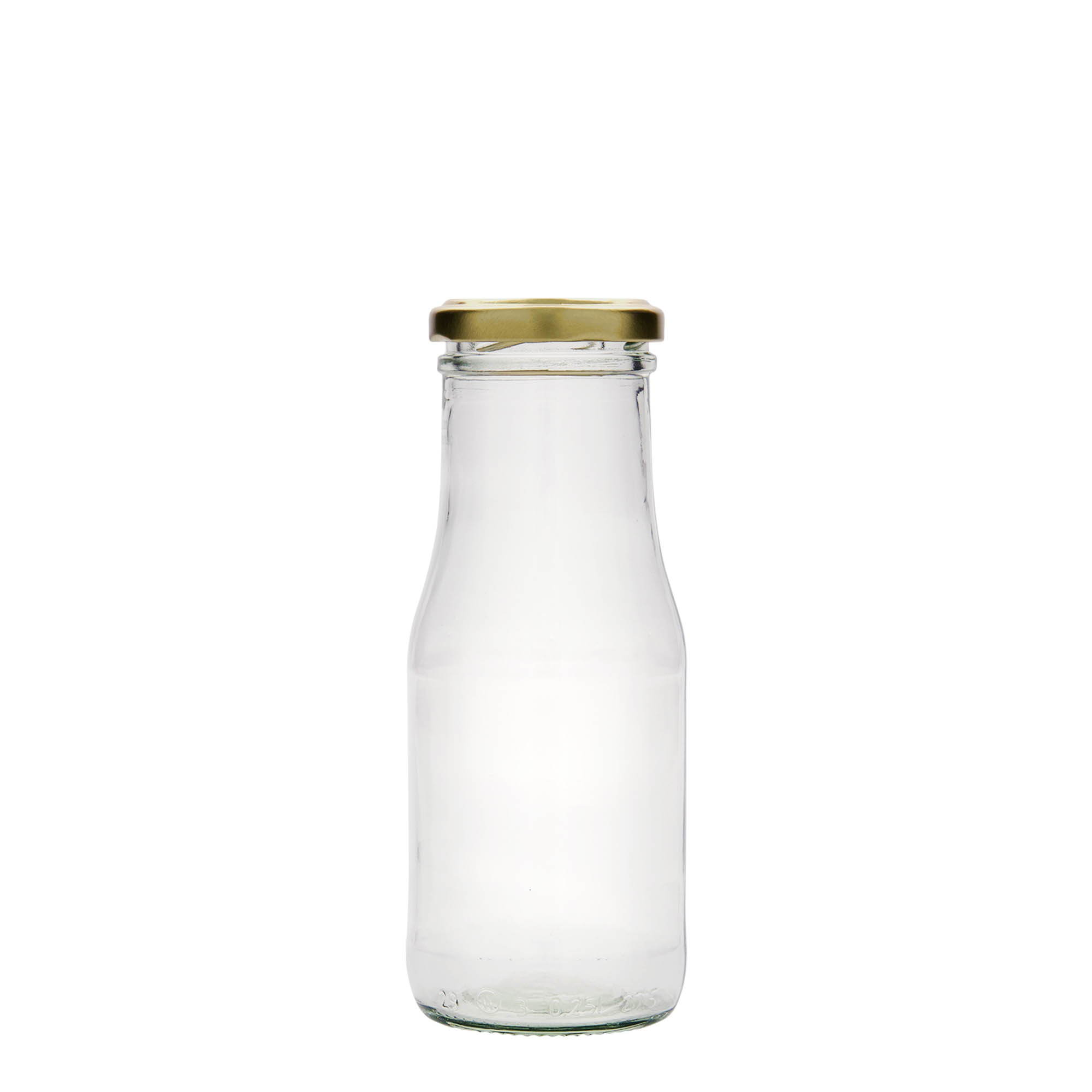 250 ml glass bottle Susann, opening: Twist-Off (TO 48) 250 ml glass bottle Susann, opening: Twist-Off (TO 48)