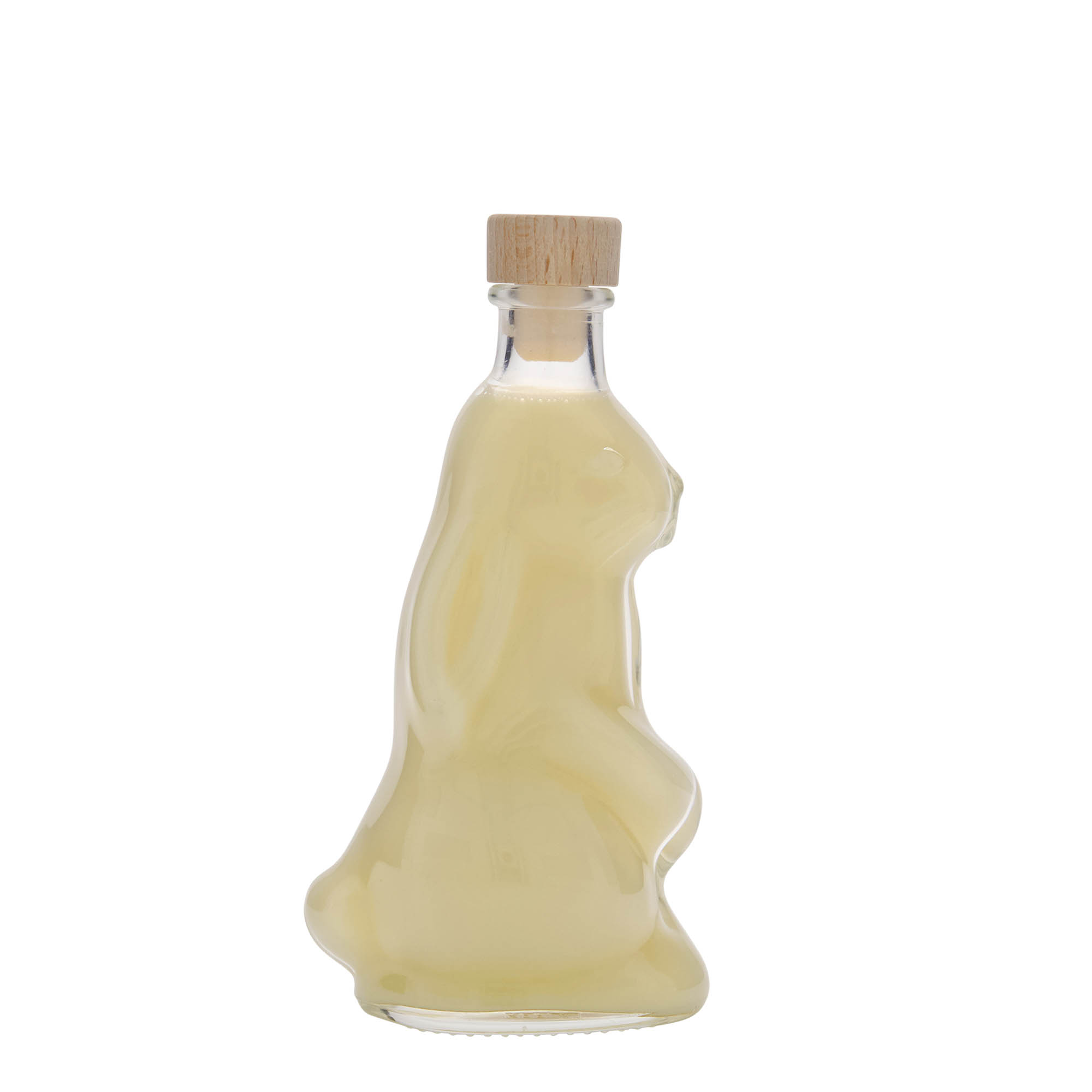 200 ml glass bottle 'Rabbit', opening: cork
