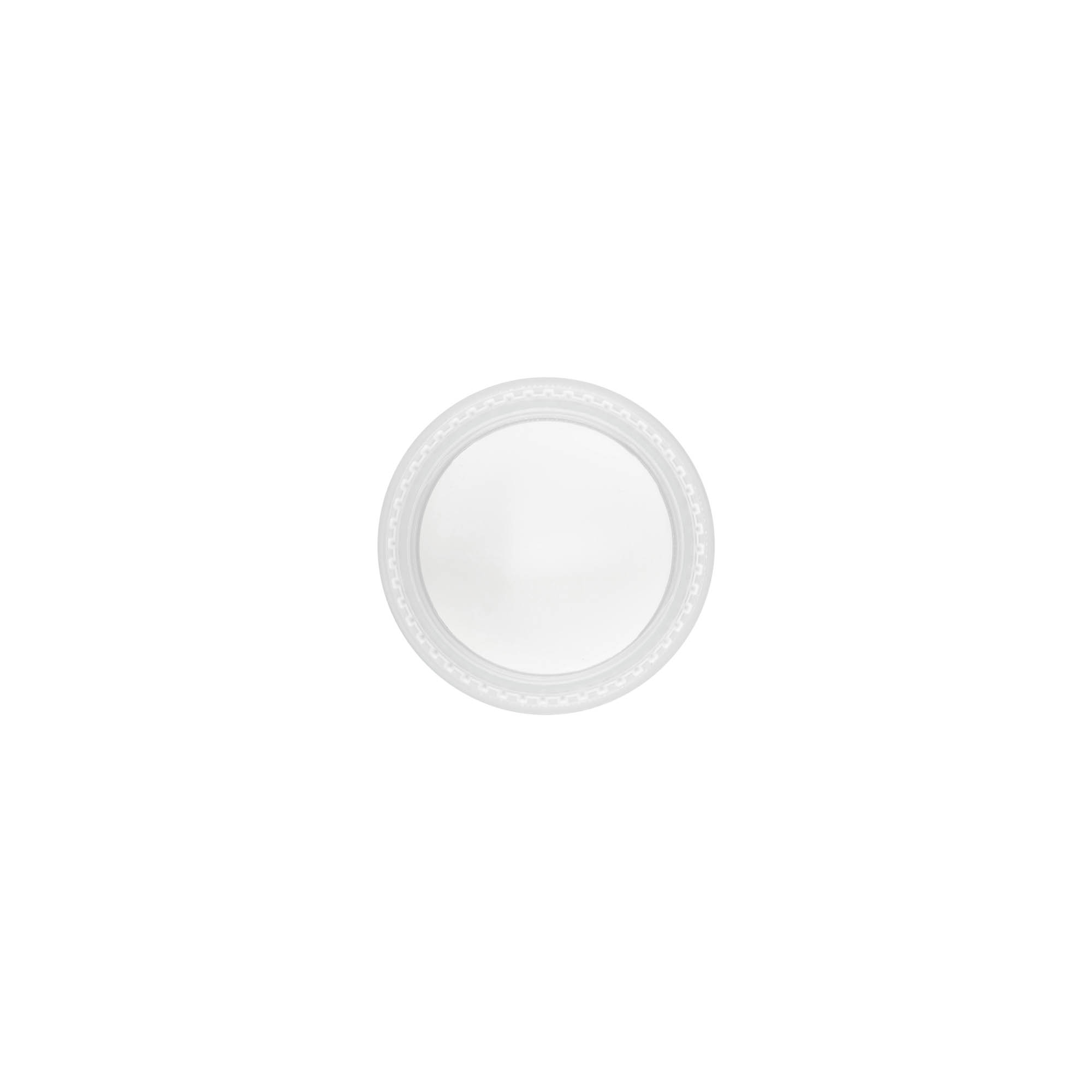 Screw cap 'Clear/Platinum Edition', PP plastic, white, for opening: 45/2P