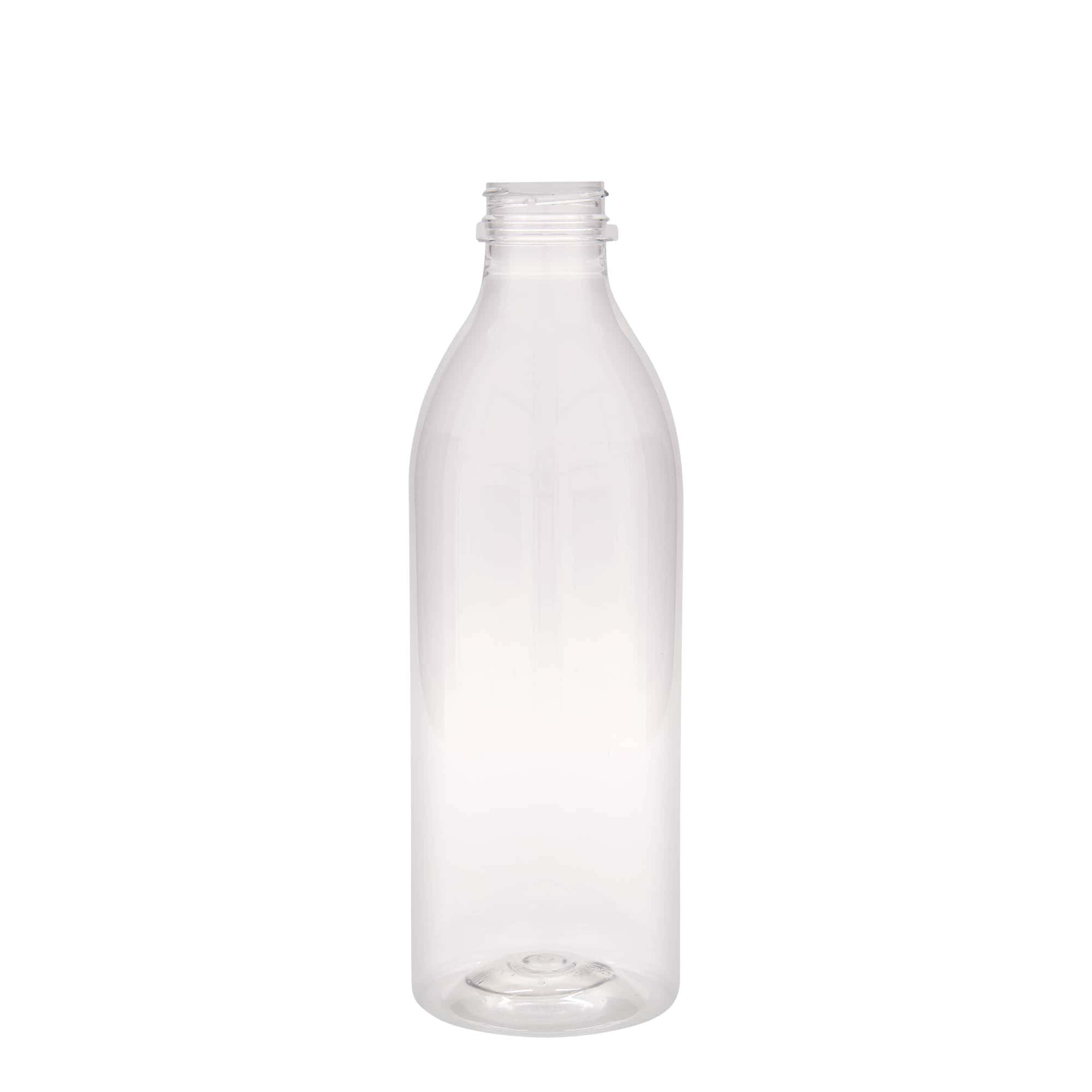 1,000 ml PET bottle standard, plastic, opening: 38 mm