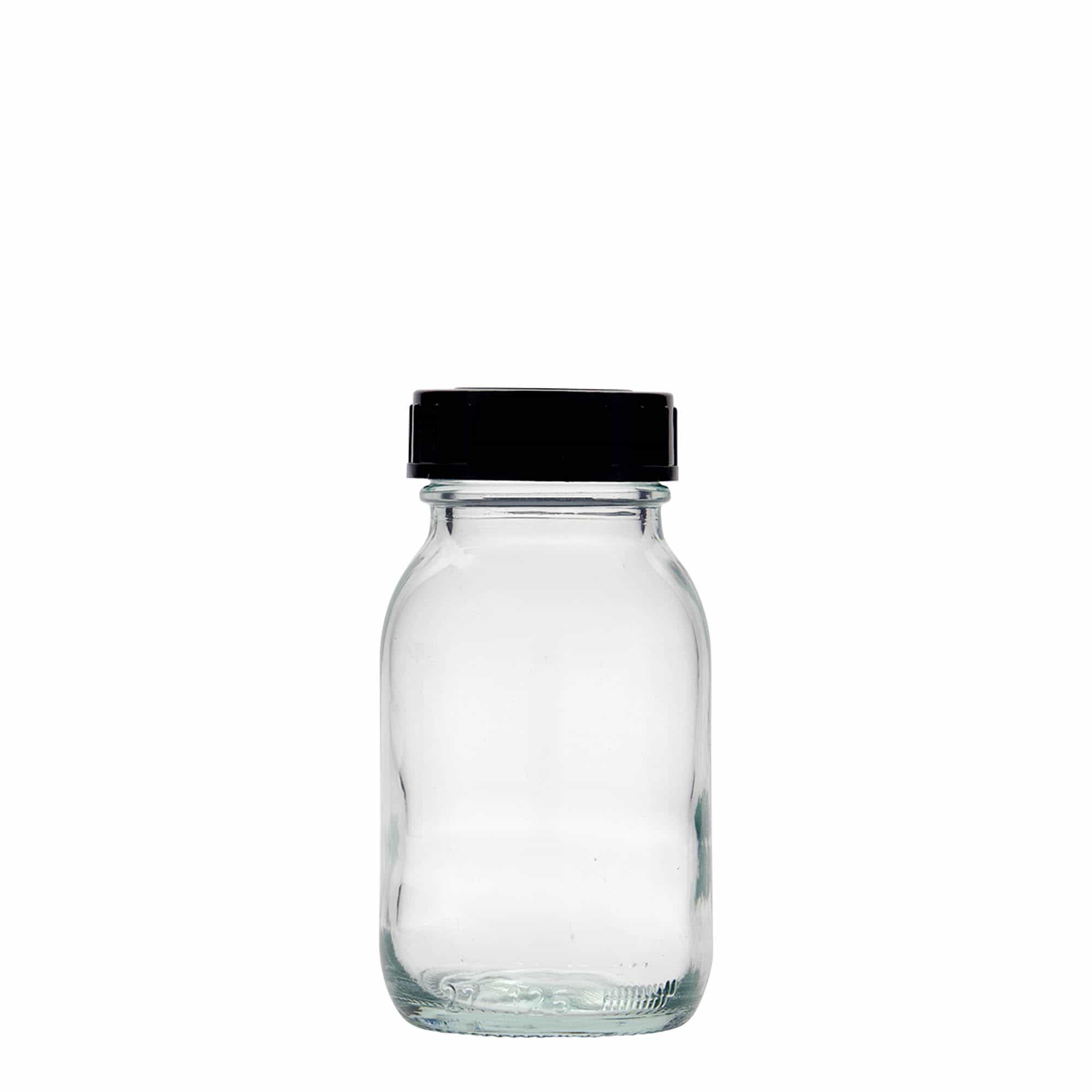 125 ml wide-neck jar, opening: DIN 40