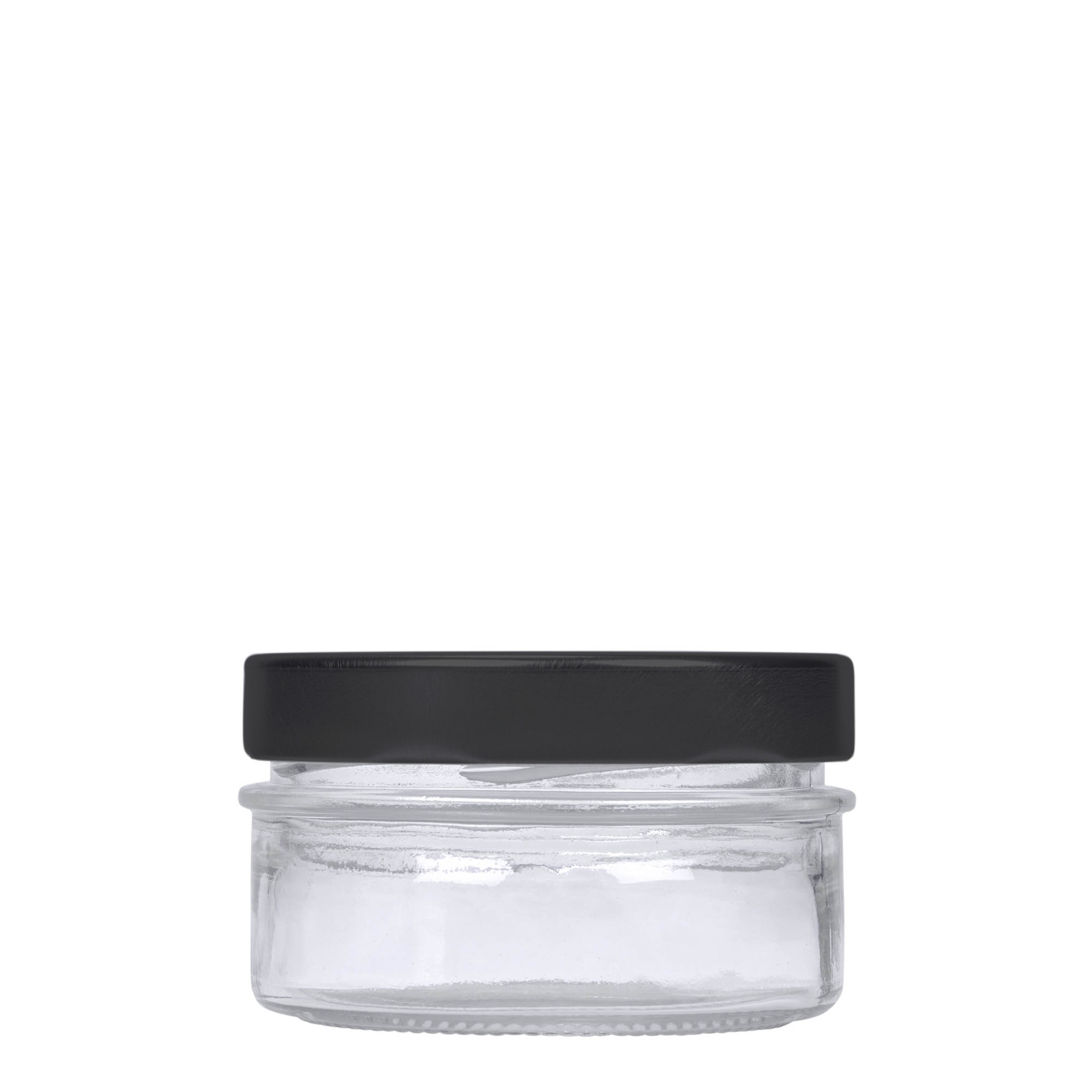 190 ml round glass ‘Monza’, opening: Deep-Twist-off (DTO 82)