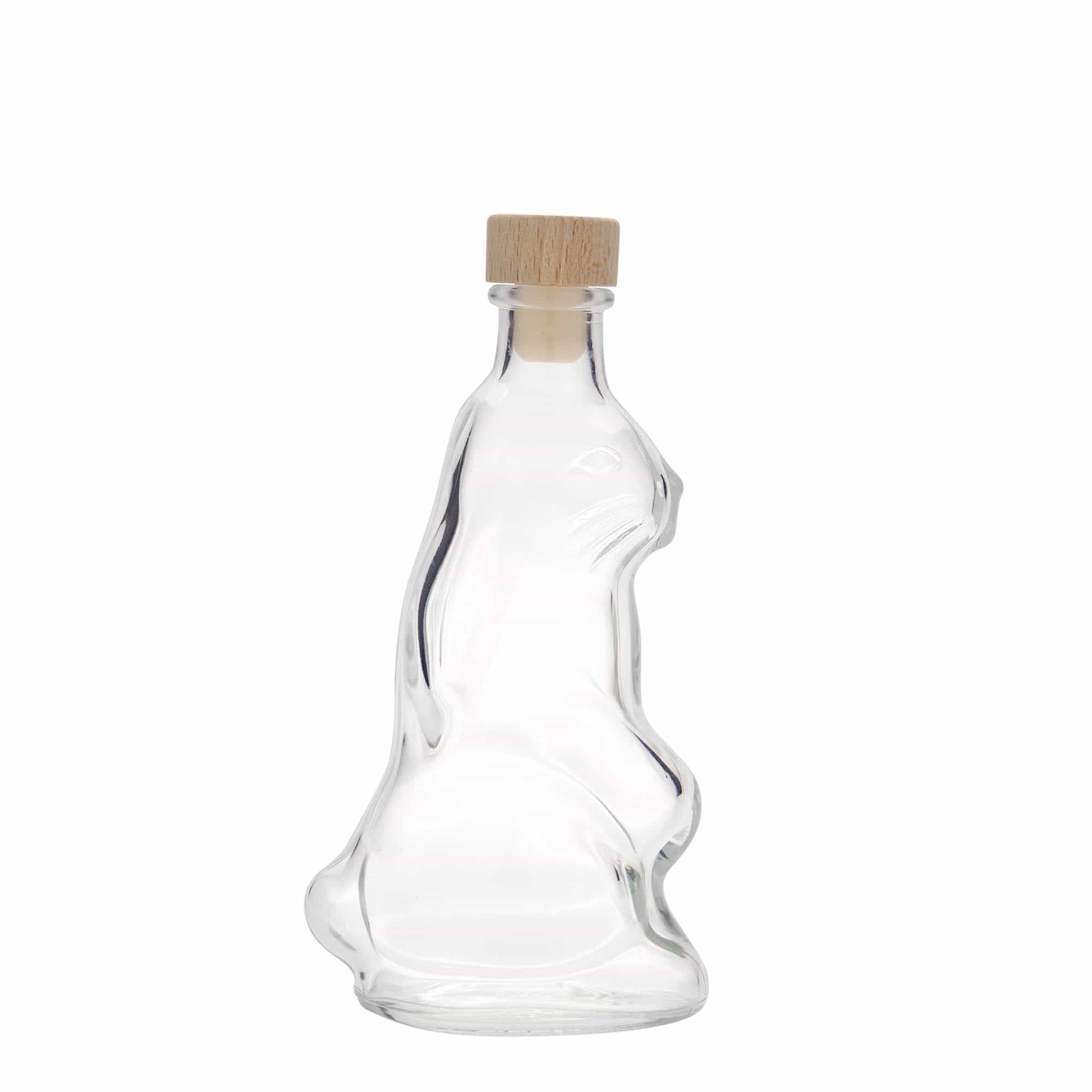 200 ml glass bottle ‘Rabbit’, opening: cork