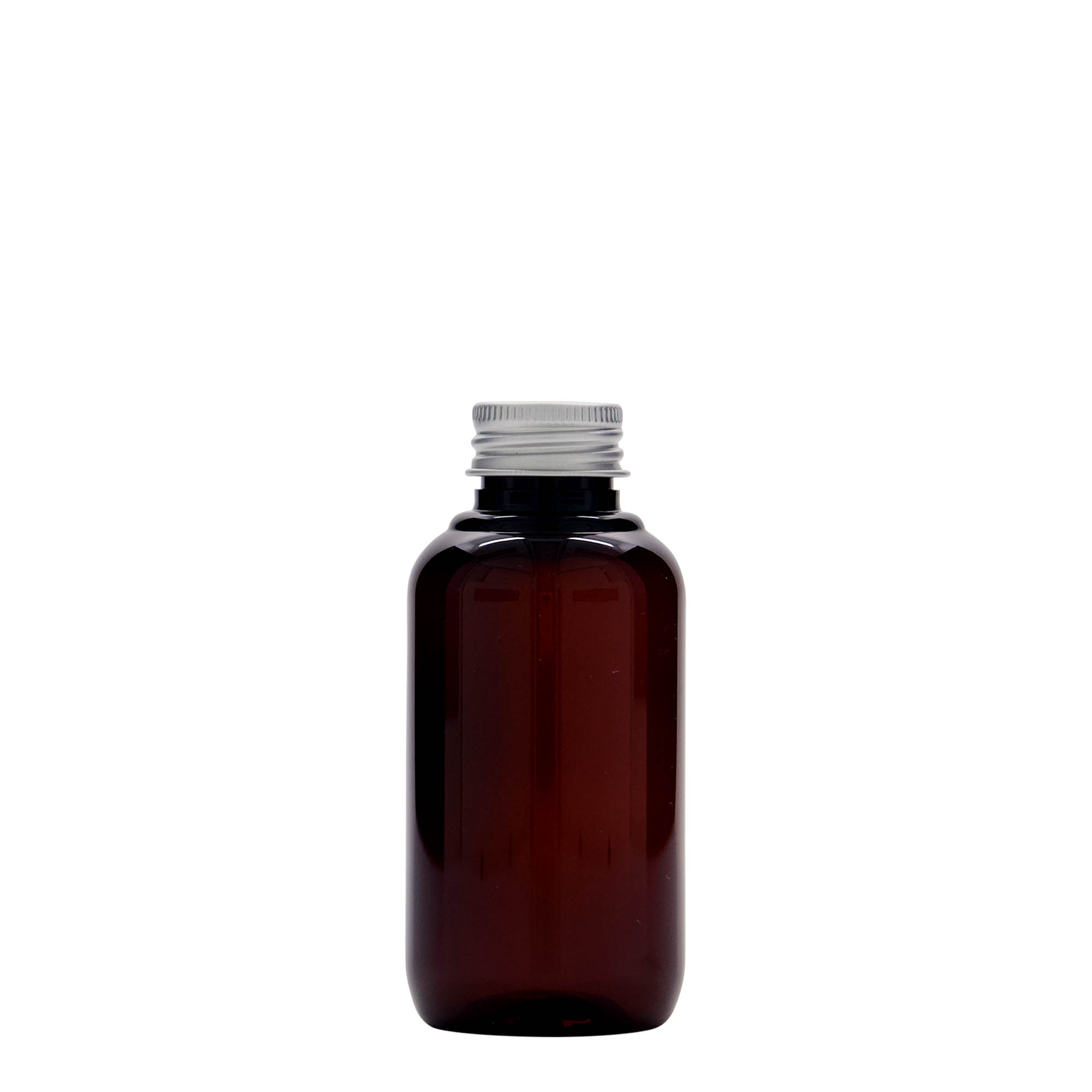 100 ml recycled plastic bottle 'Victor's Best', PCR, brown, opening: 24/410