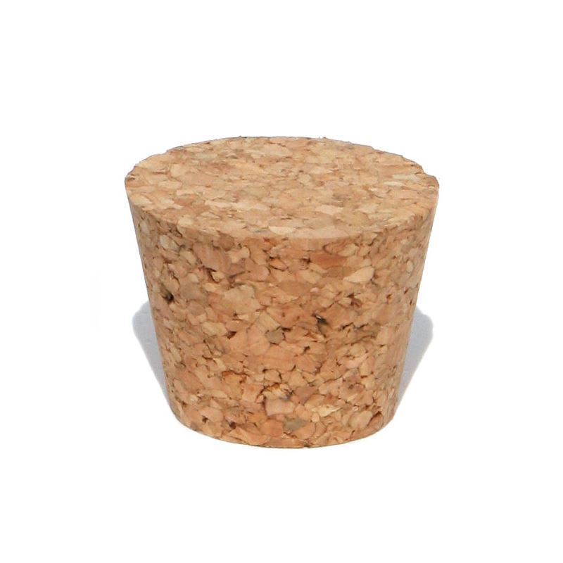 Tapered cork 48-57 x 27, press cork, beige, for opening: cork Tapered cork 48-57 x 27, press cork, beige, for opening: cork
