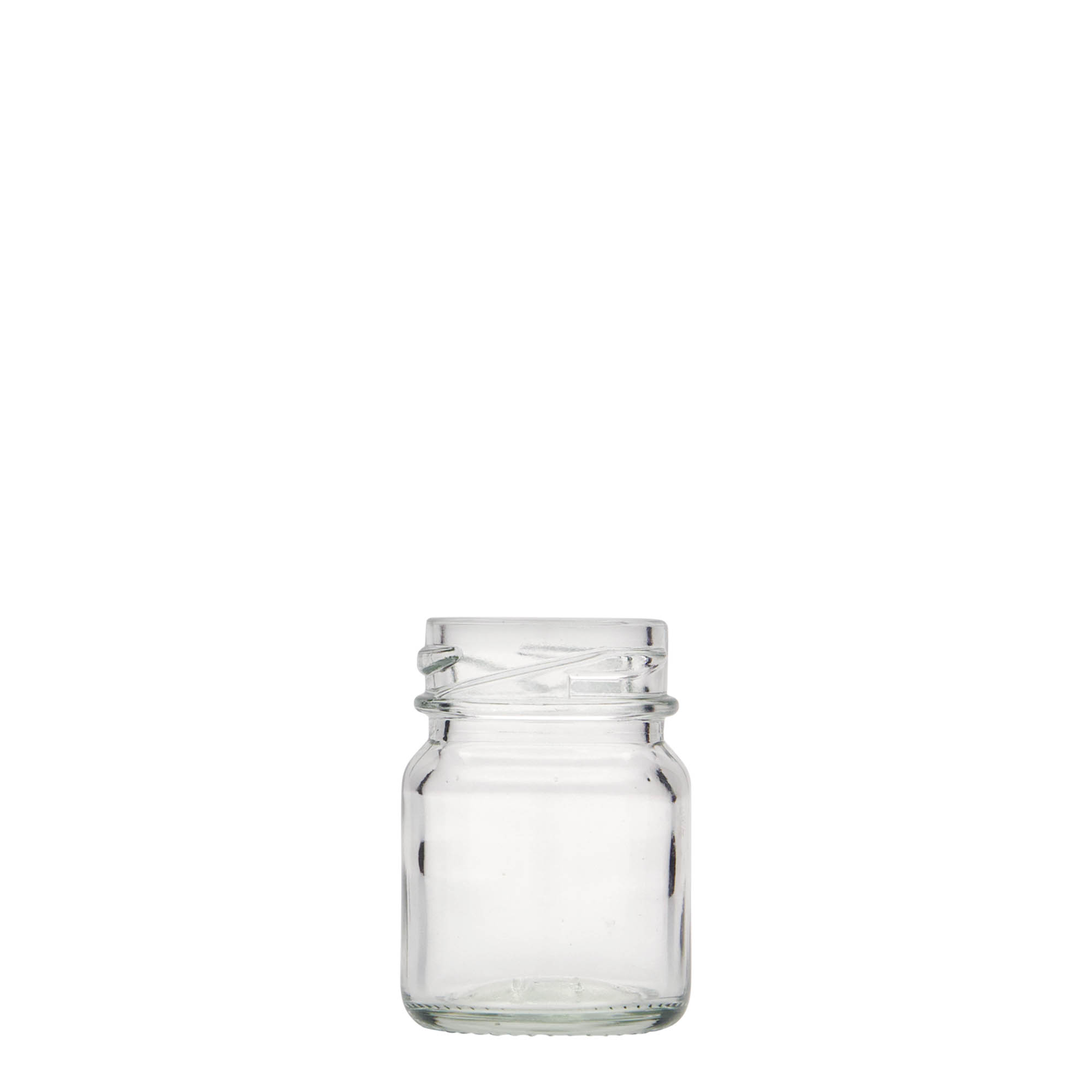 45 ml tall round glass, opening: Twist-off (TO 38)