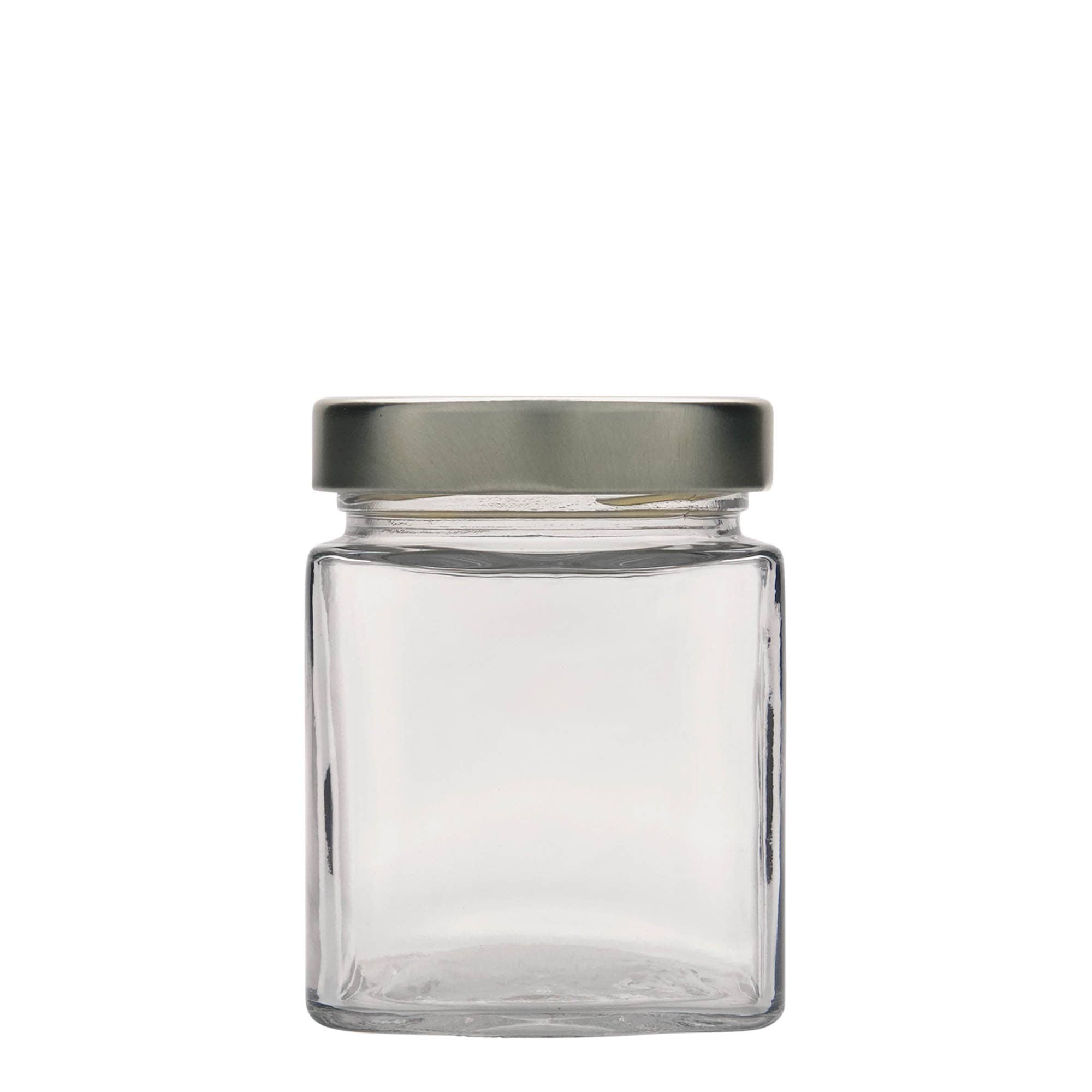 314 ml square glass ‘Ikarus’, opening: Deep-Twist-off (DTO 70)
