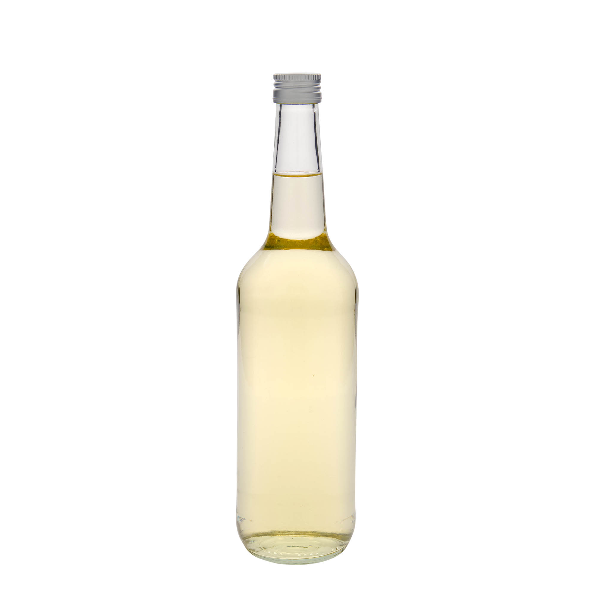 700 ml glass bottle straight neck, opening: PP 28