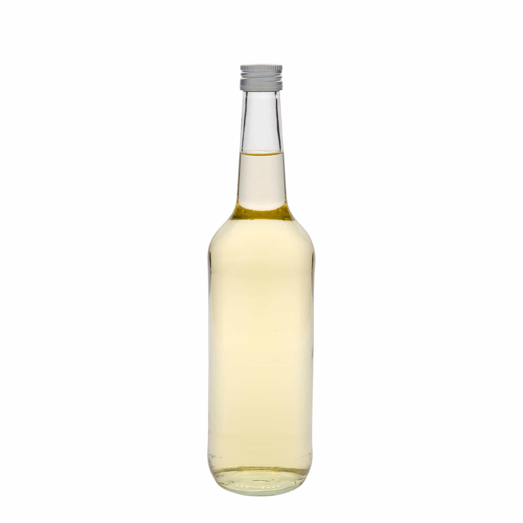 700 ml glass bottle straight neck, opening: PP 28