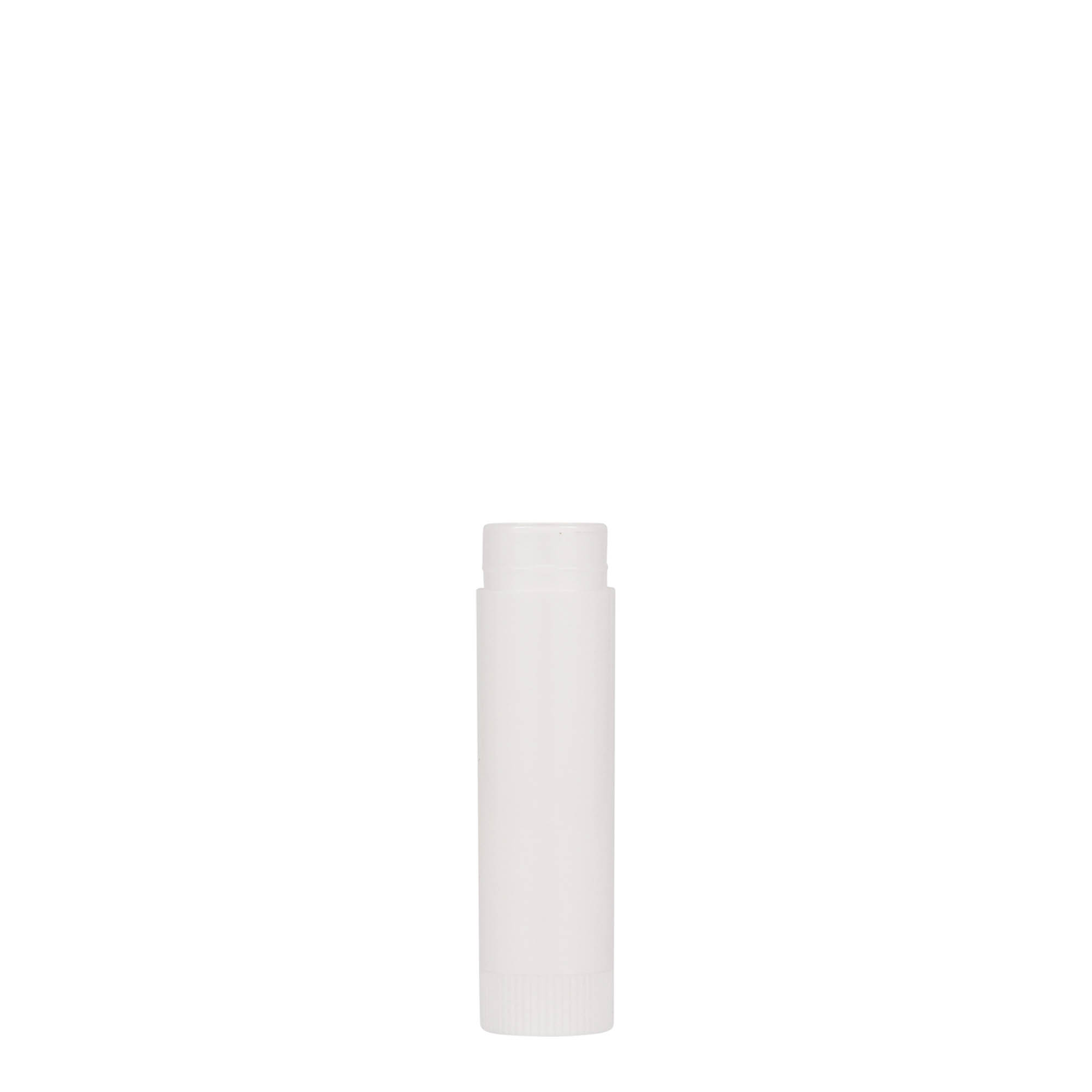6 ml lipstick tube, PP plastic, white