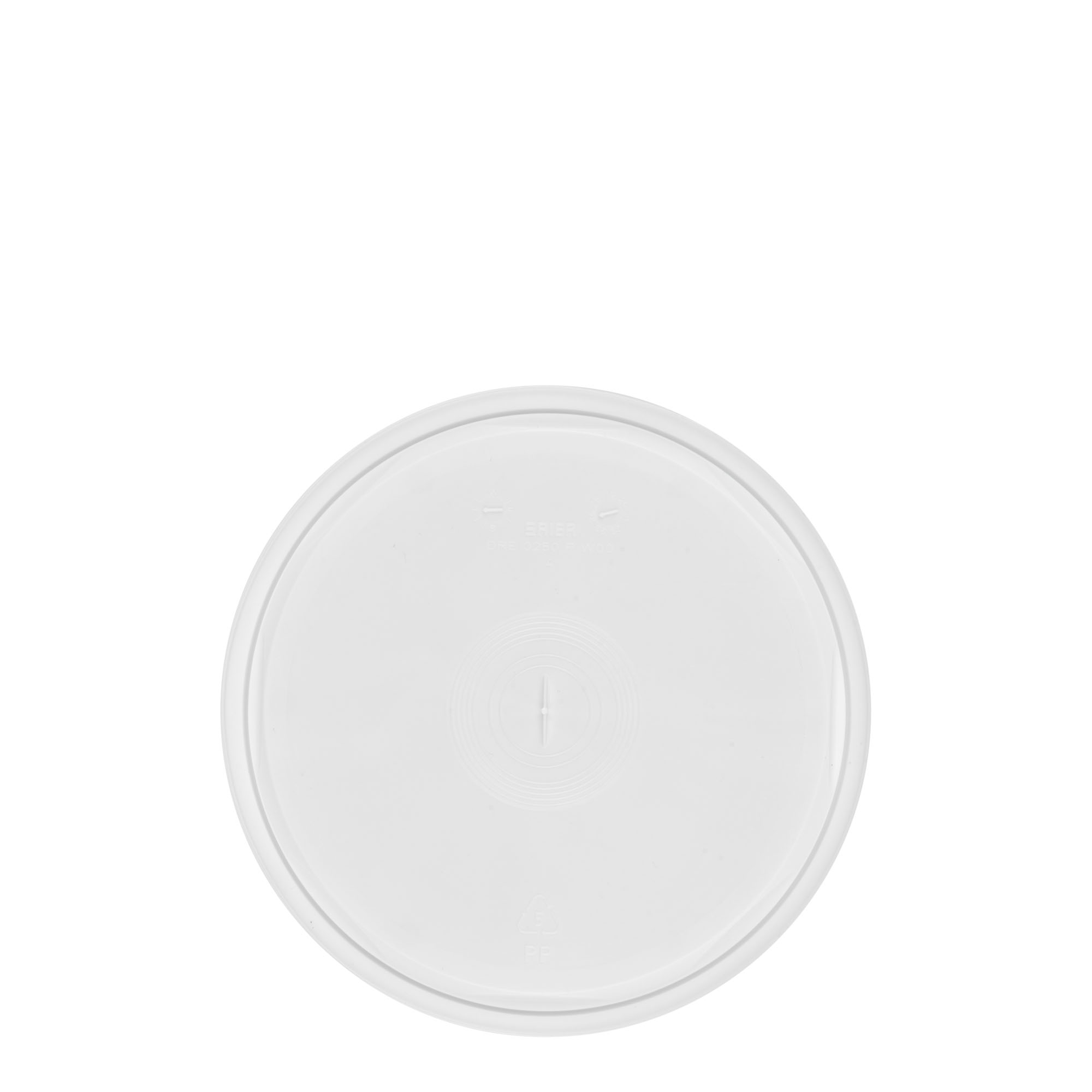 Lid for 2.5 l bucket, PP plastic, white