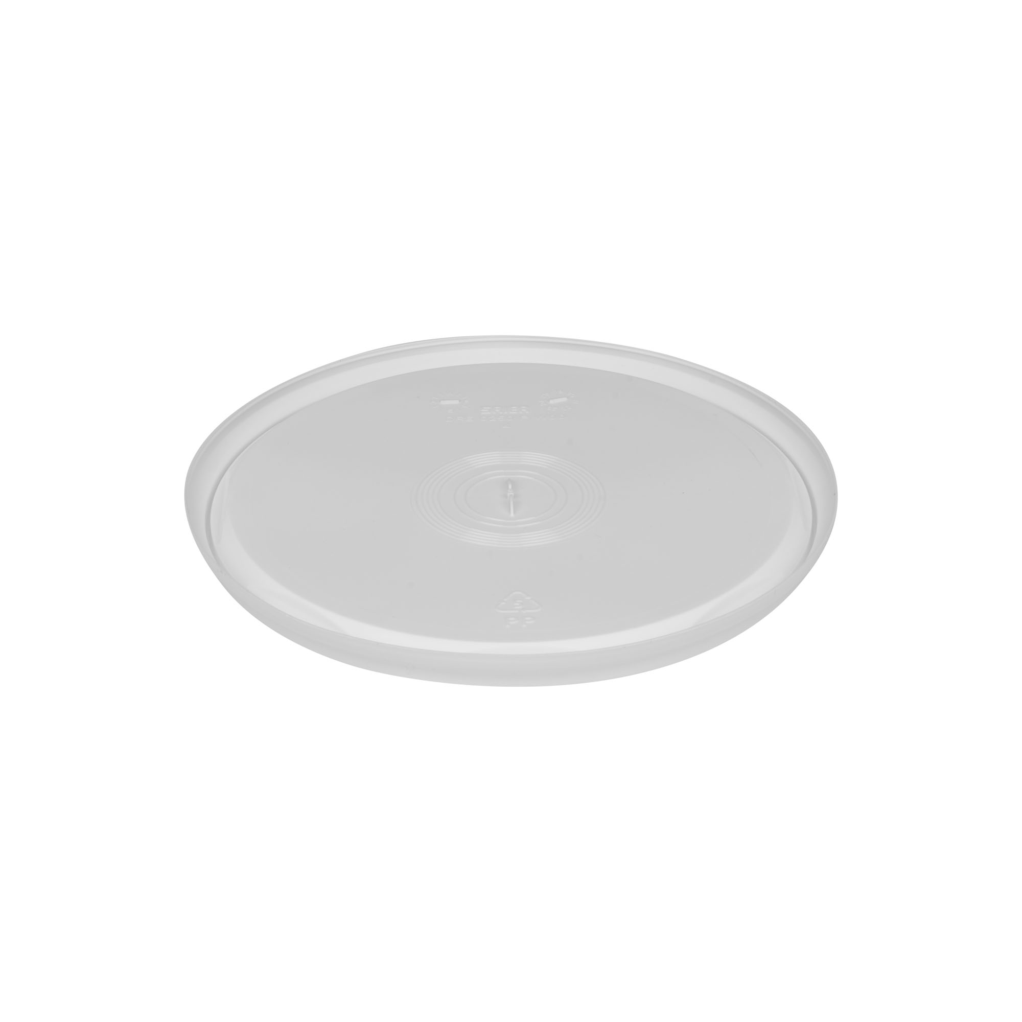 Lid for 2.5 l bucket, PP plastic, white