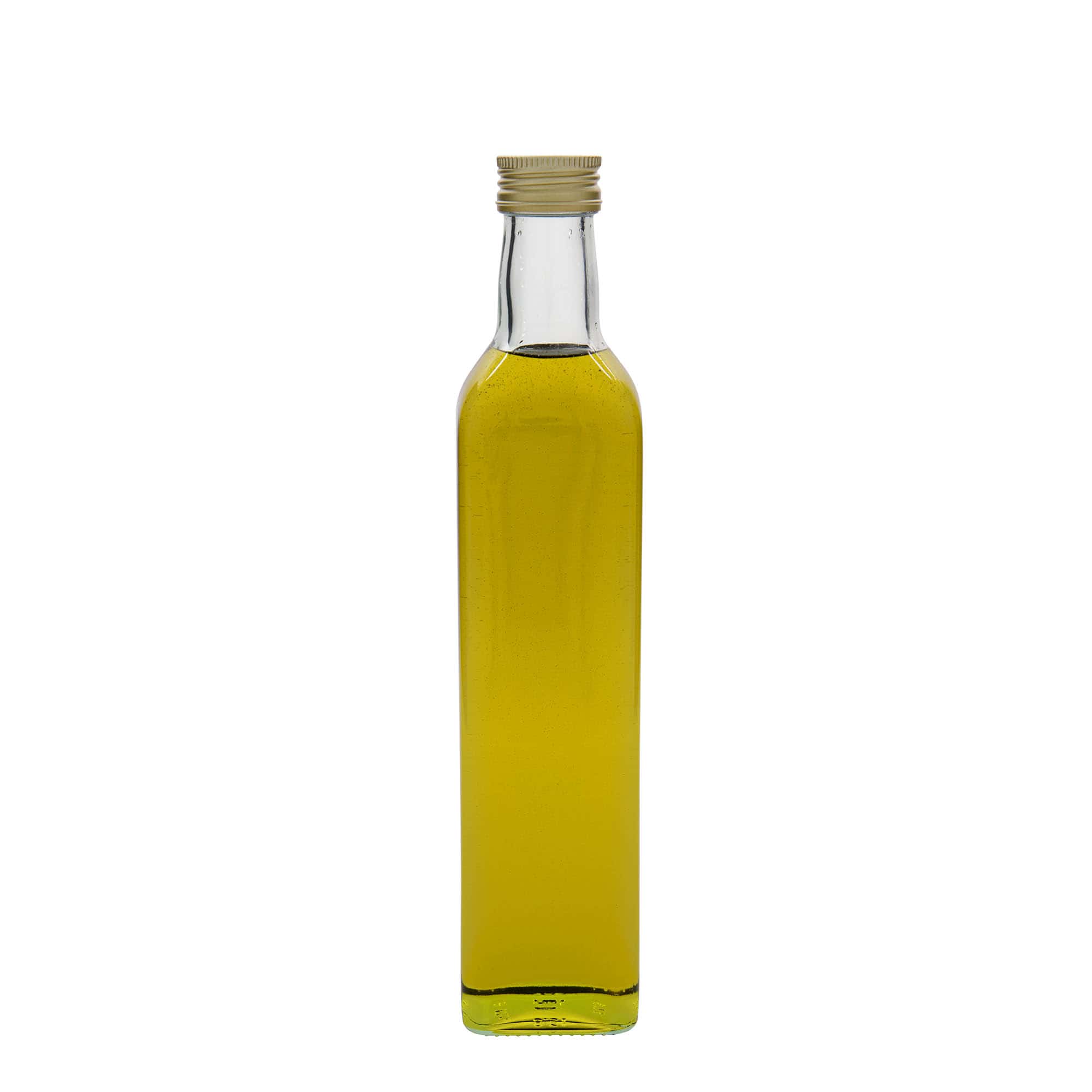500 ml glass bottle ‘Marasca’, square, opening: PP 31.5