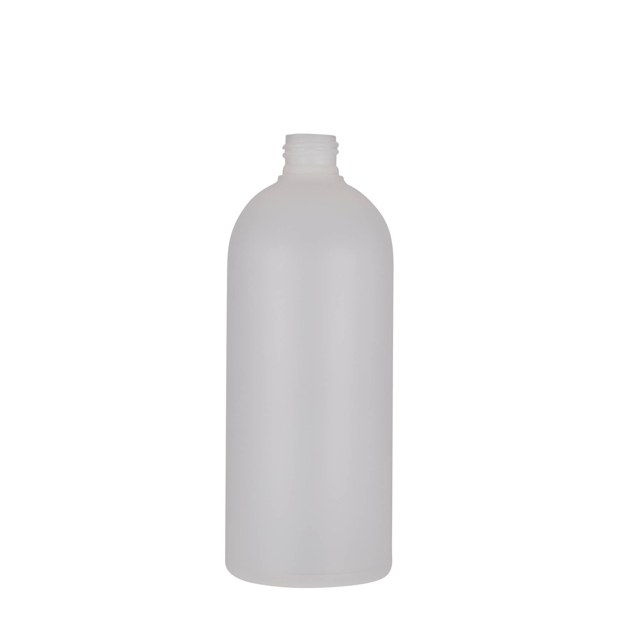 500 ml plastic bottle ‘Tuffy’, HDPE, natural, opening: 24/410