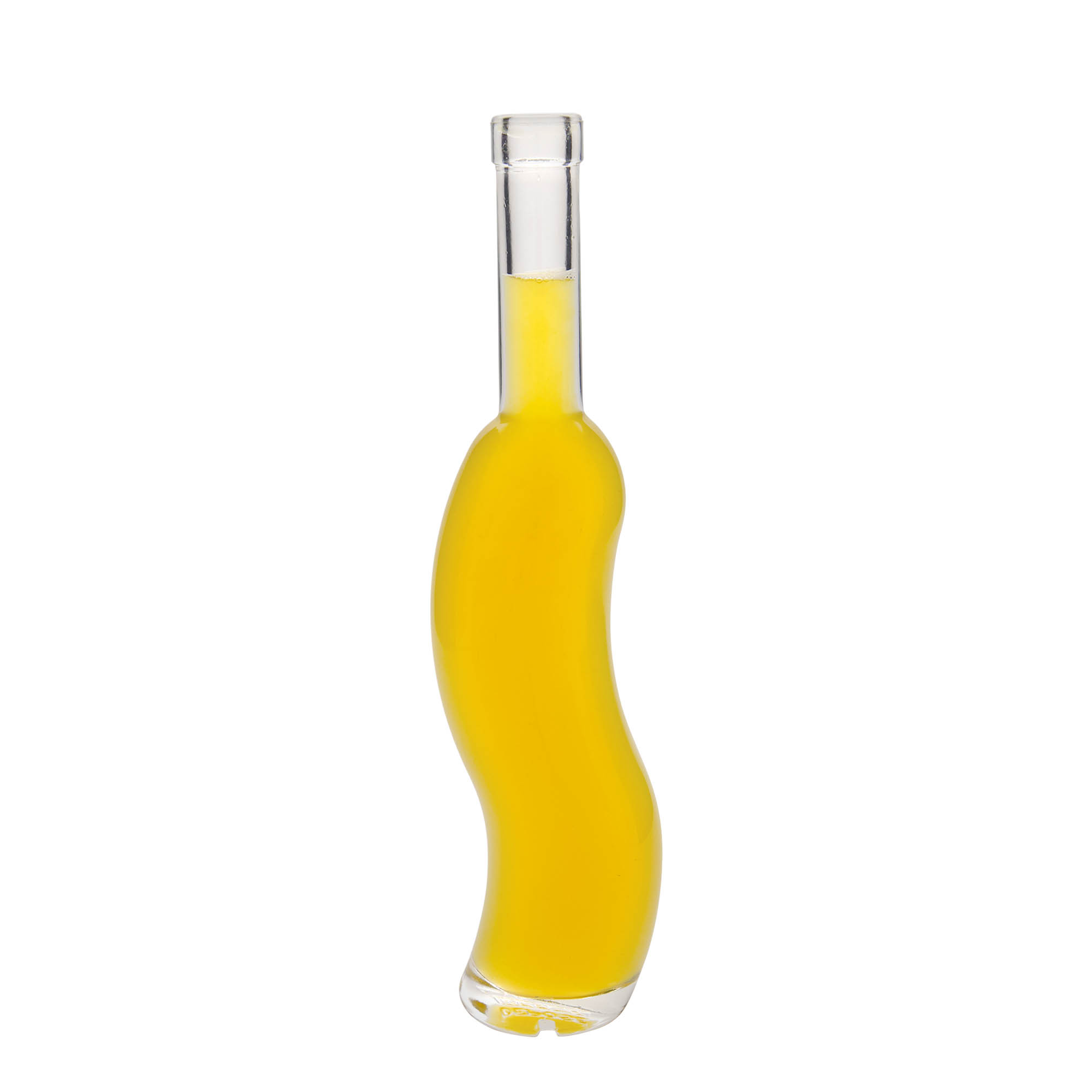 350 ml glass bottle 'La-Ola', semi-round, opening: cork