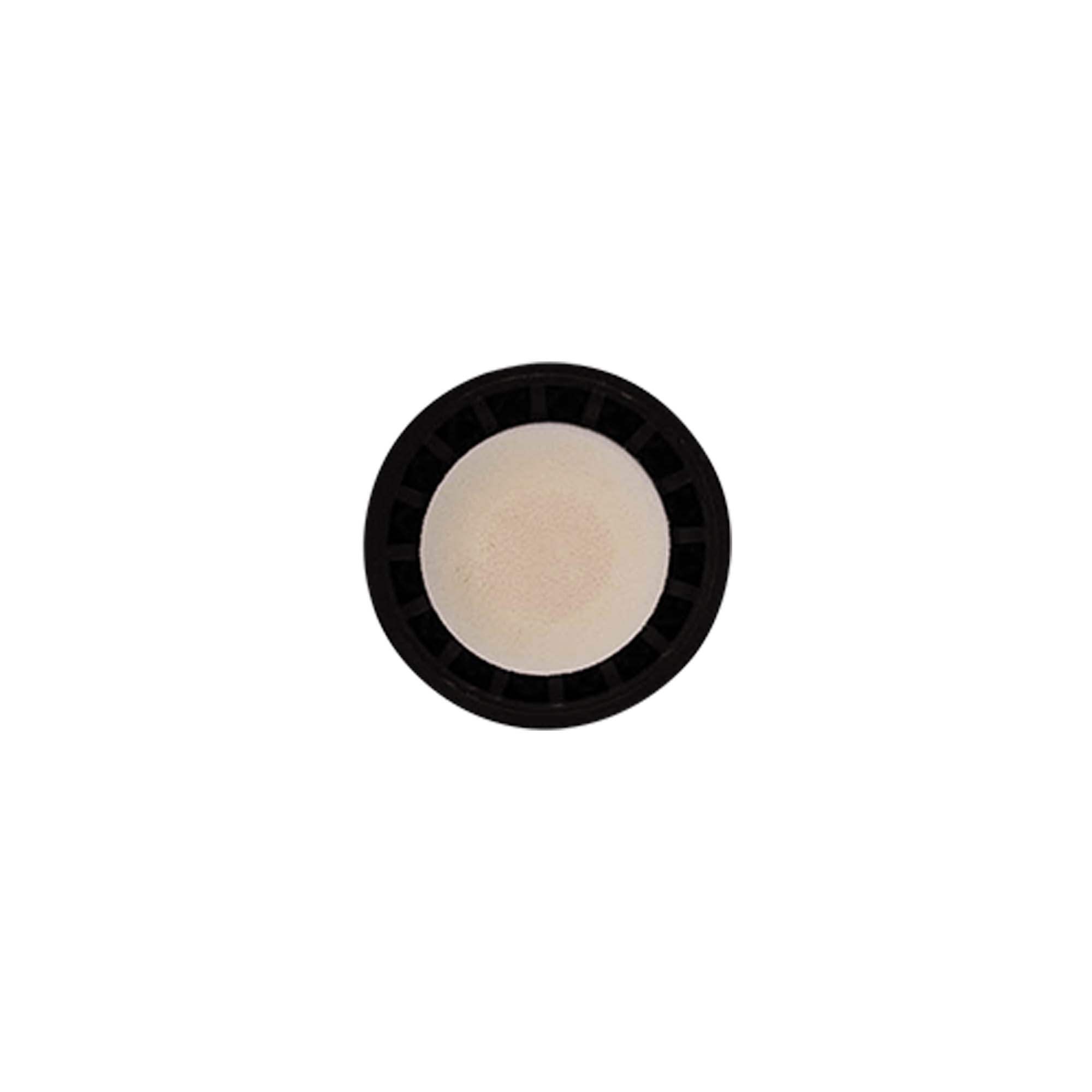 Handle cork 19 mm, plastic, gold, for opening: cork Handle cork 19 mm, plastic, gold, for opening: cork