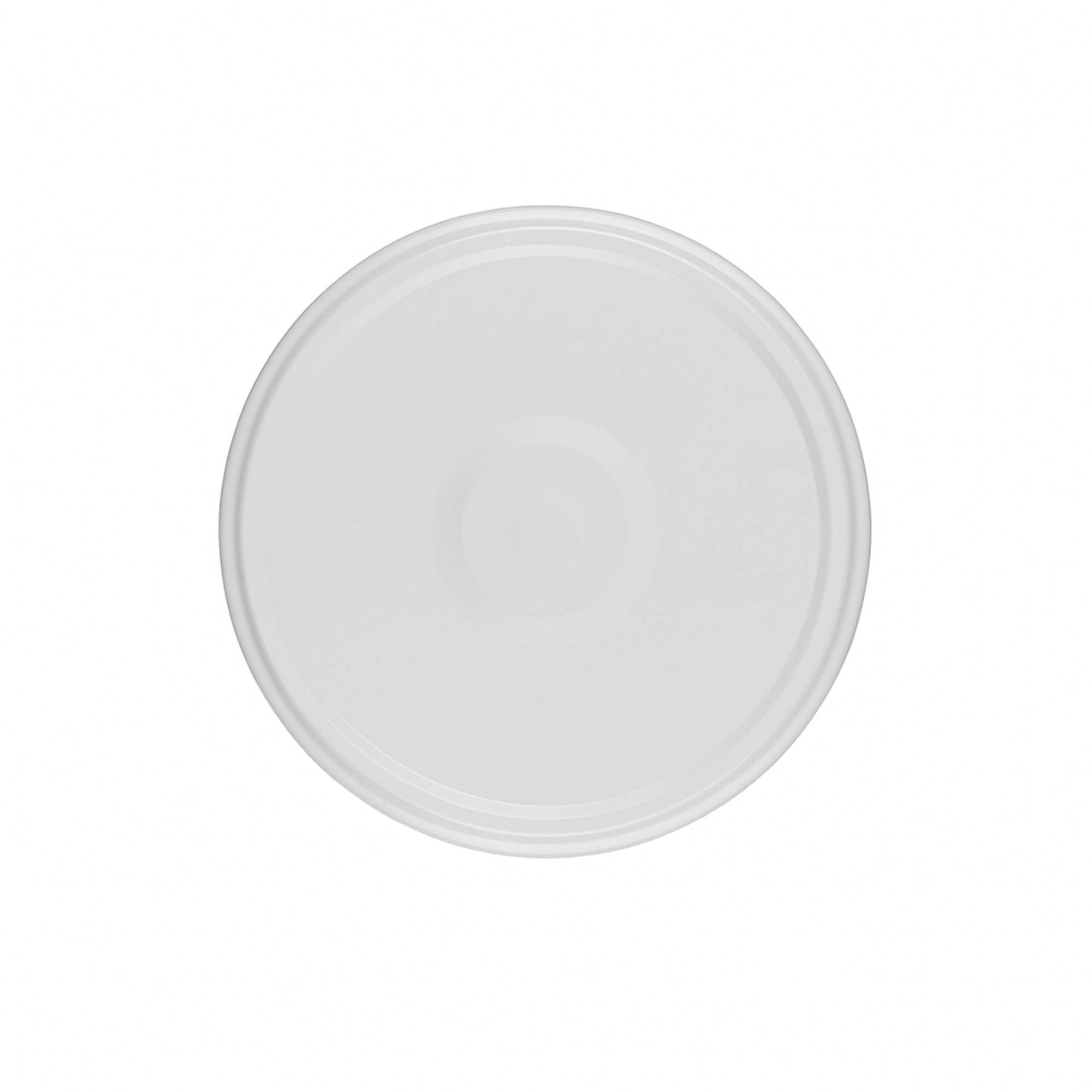 Twist off lid, tinplate, white, for opening: TO 100 Twist off lid, tinplate, white, for opening: TO 100