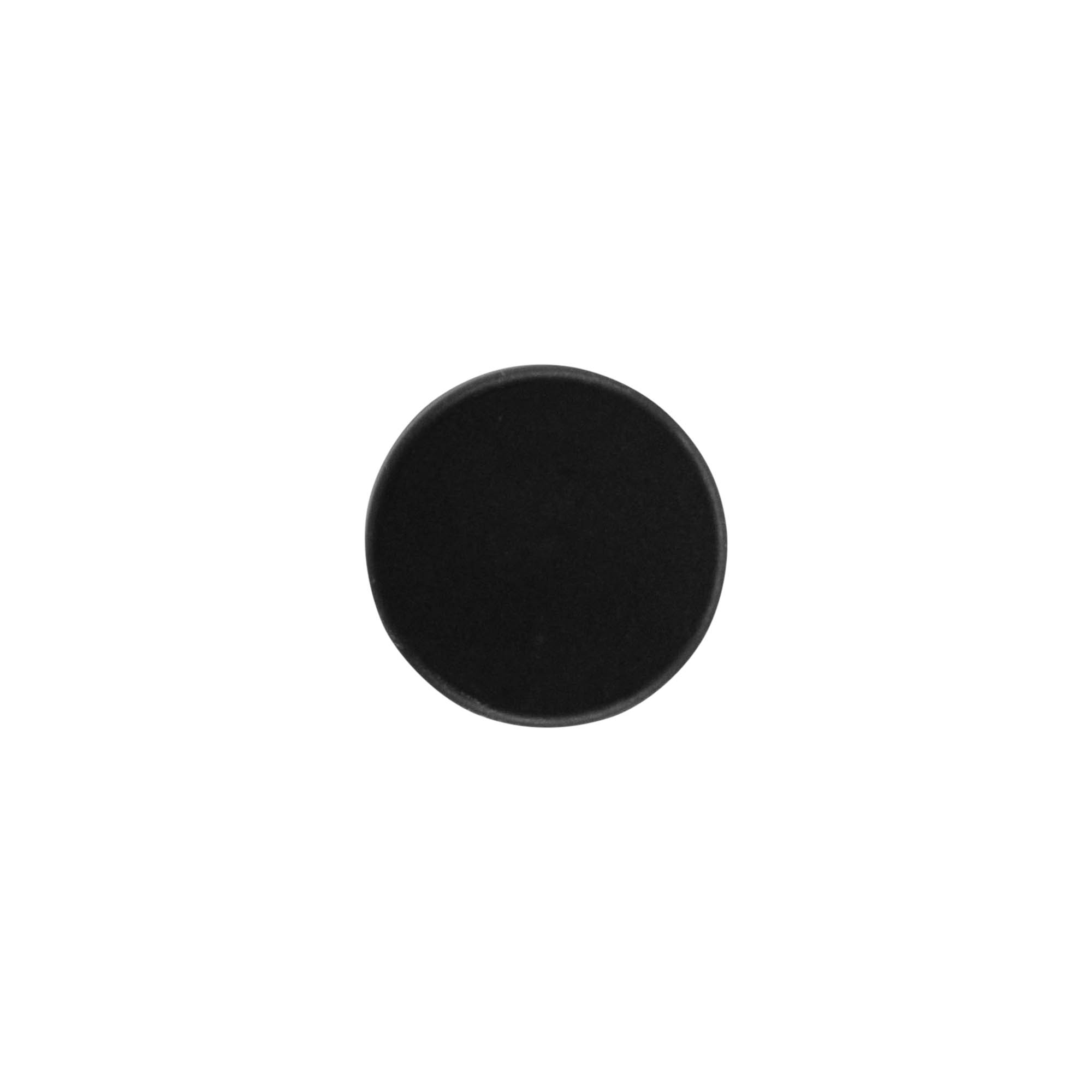 Screw cap, metal-plastic, black, for opening: PP 28
