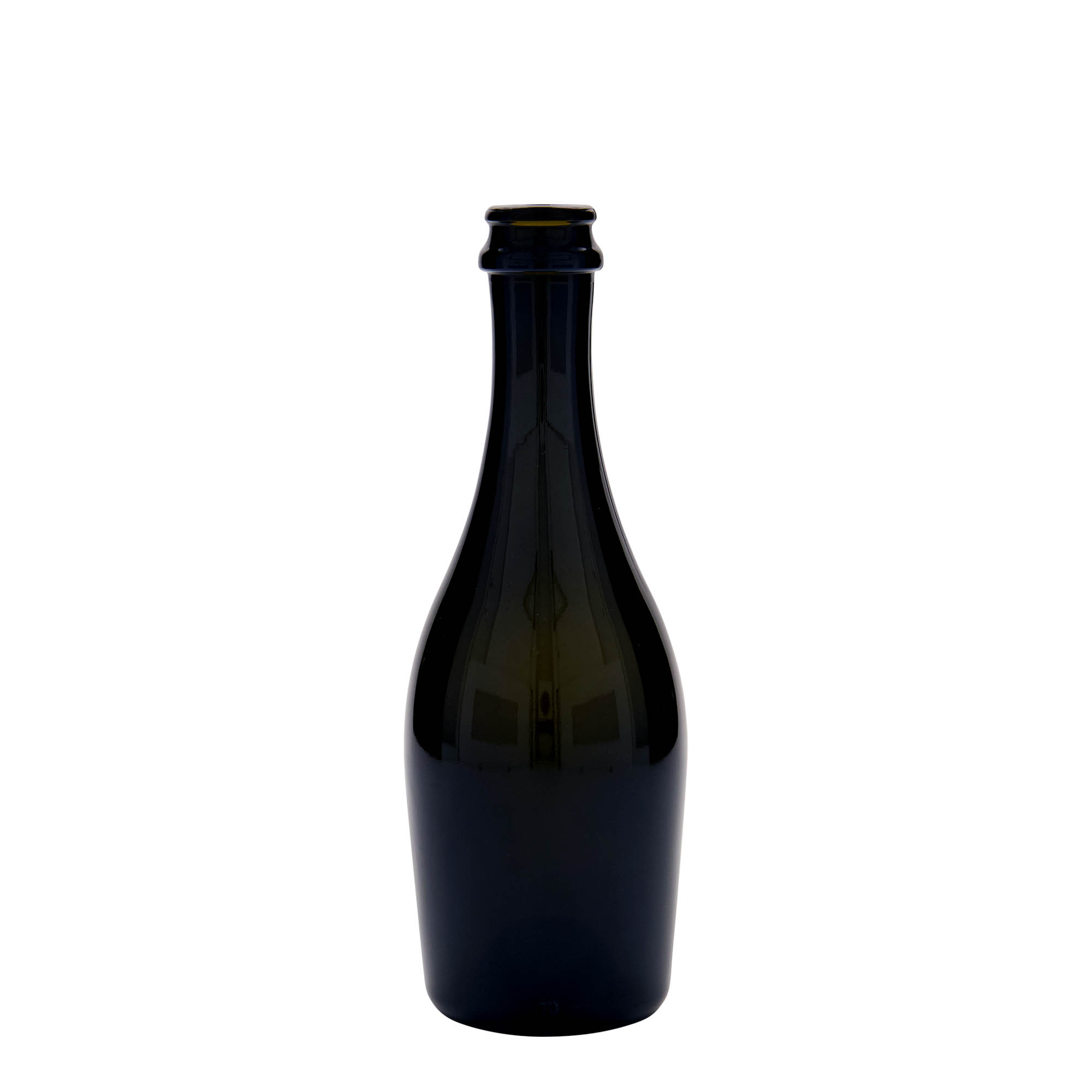 330 ml sparkling wine bottle 'Carmen', glass, antique green, opening: crown cap 330 ml sparkling wine bottle 'Carmen', glass, antique green, opening: crown cap