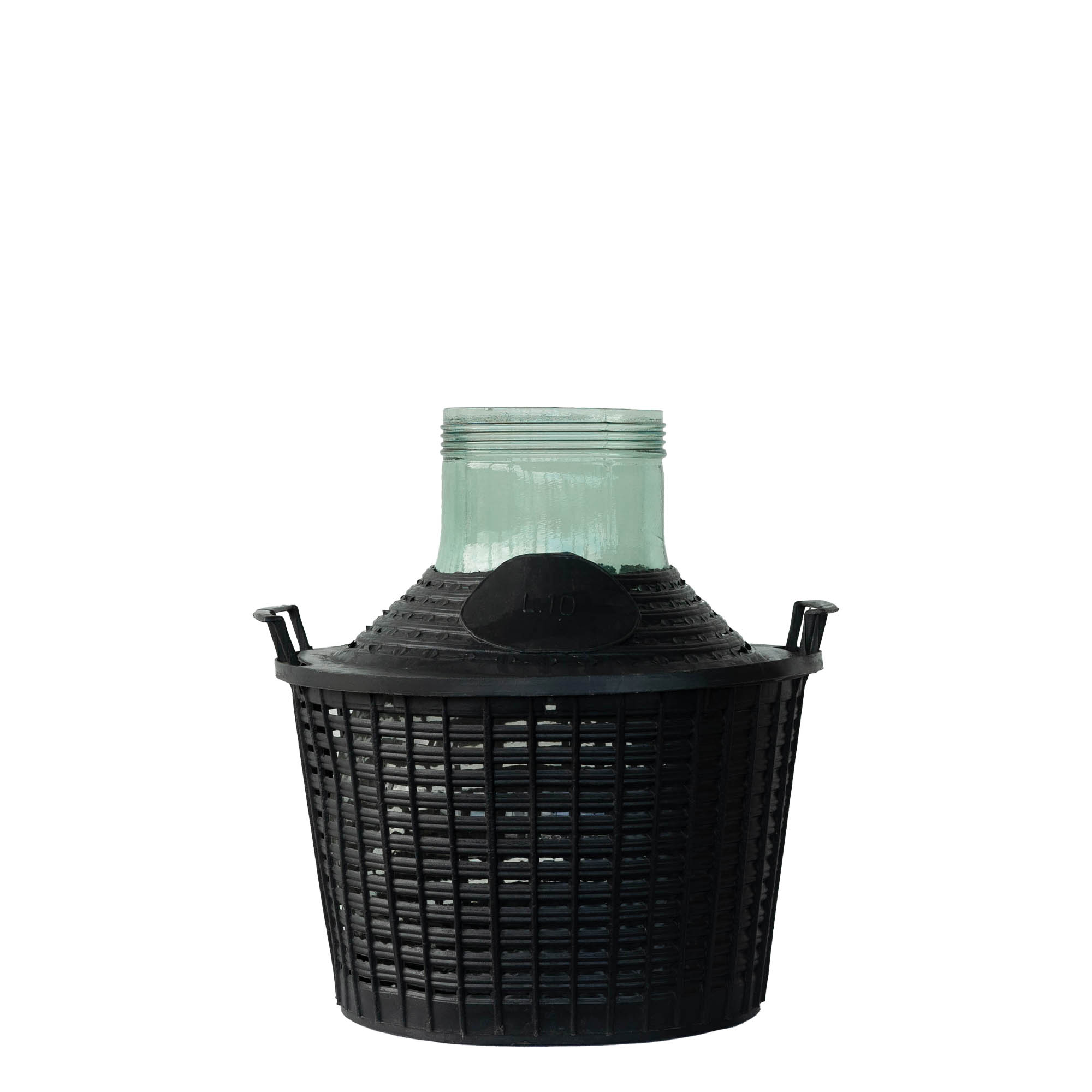 10 l wide-neck glass balloon bottle, opening: screw cap 10 l wide-neck glass balloon bottle, opening: screw cap