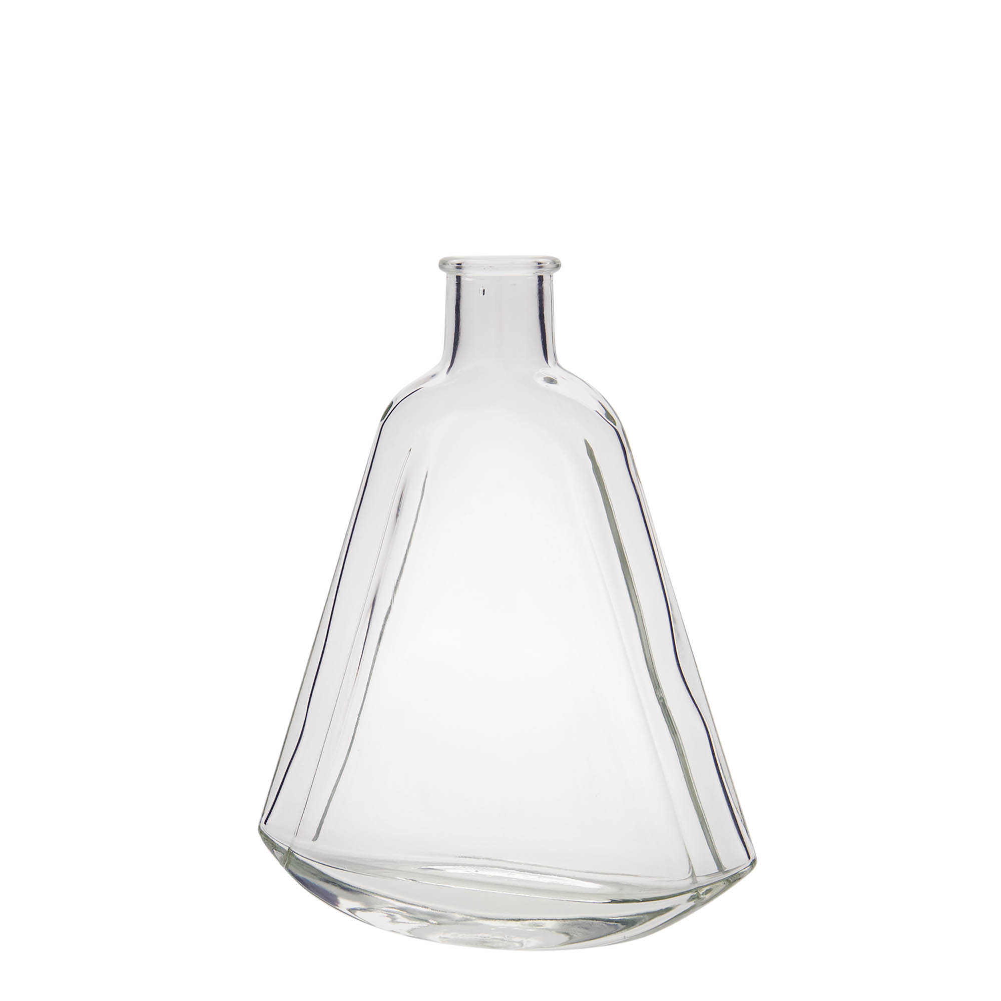 200 ml glass bottle 'Maurizio', oval, opening: cork