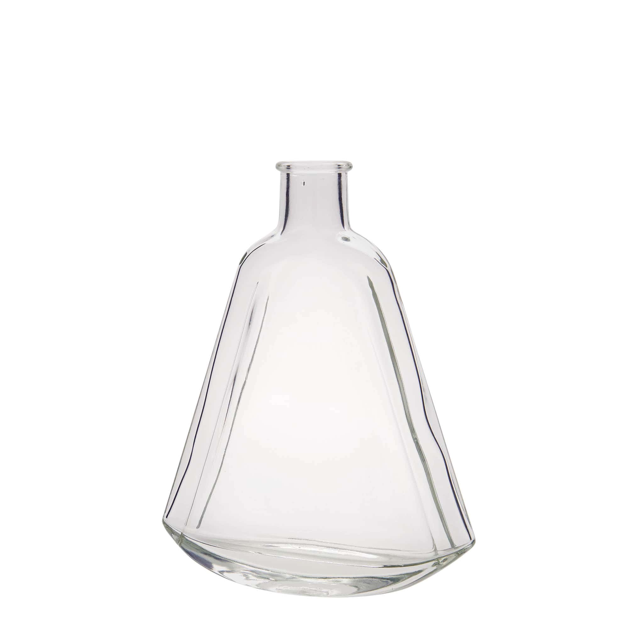 200 ml glass bottle ‘Maurizio’, oval, opening: cork
